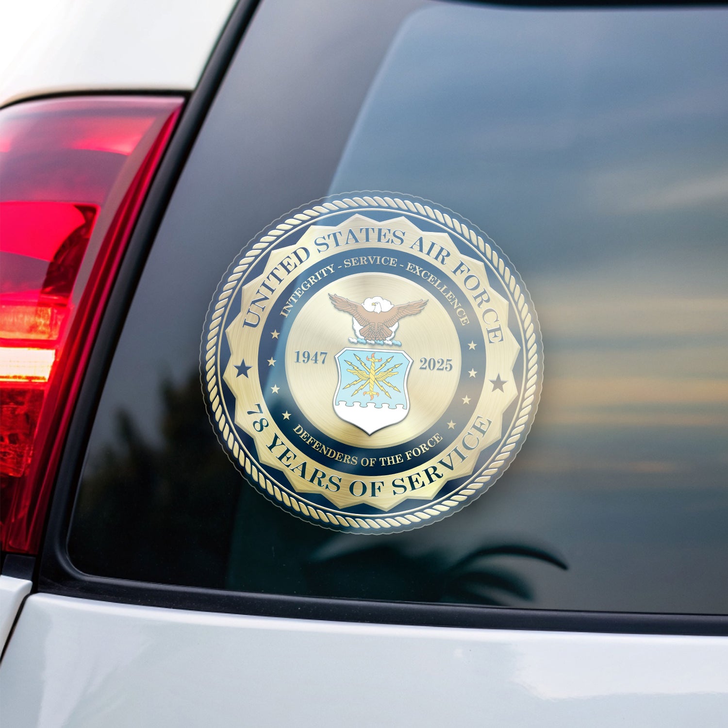 US Air Foce 78 Years Of Service Stickers