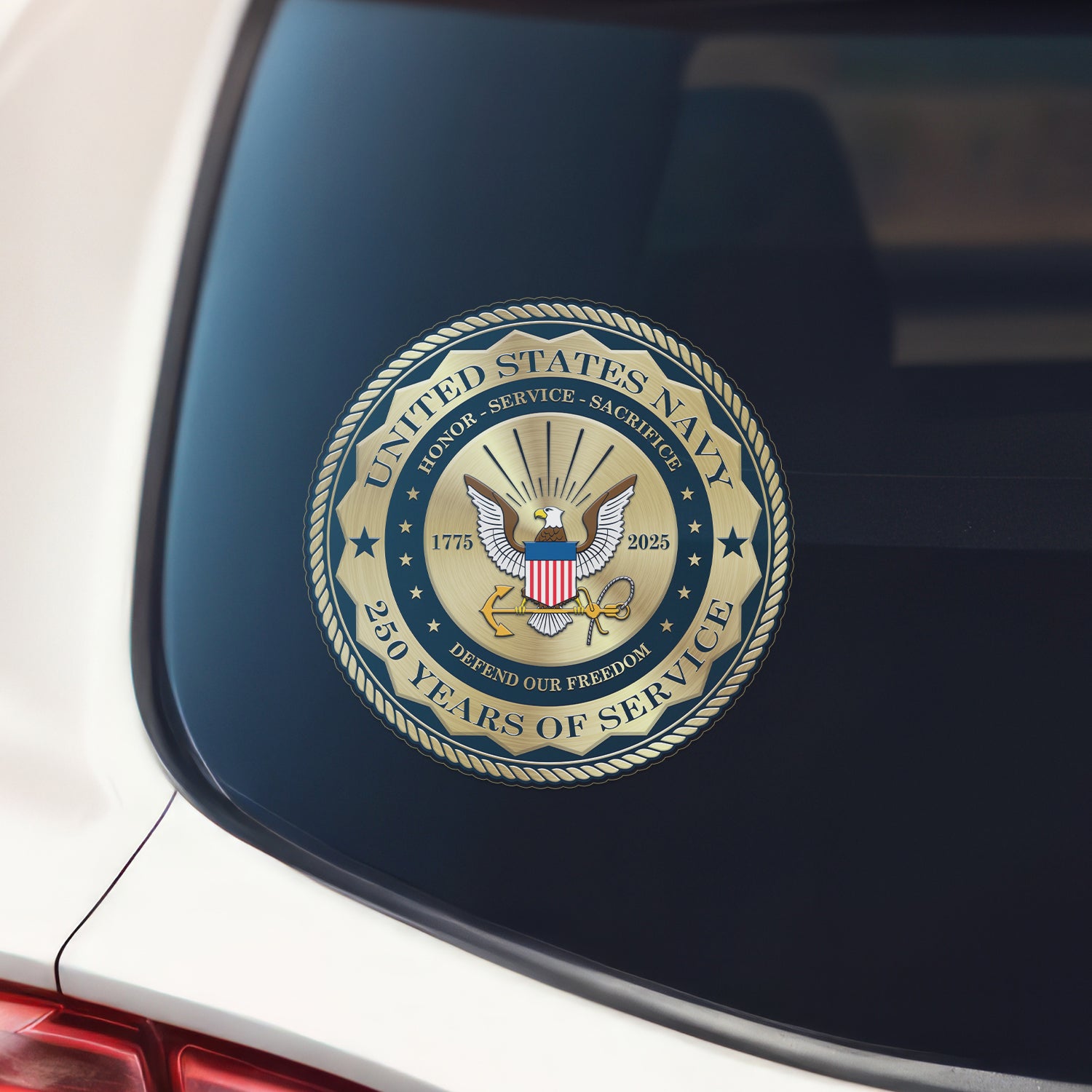 US NAVY 250 Years Of Service Stickers