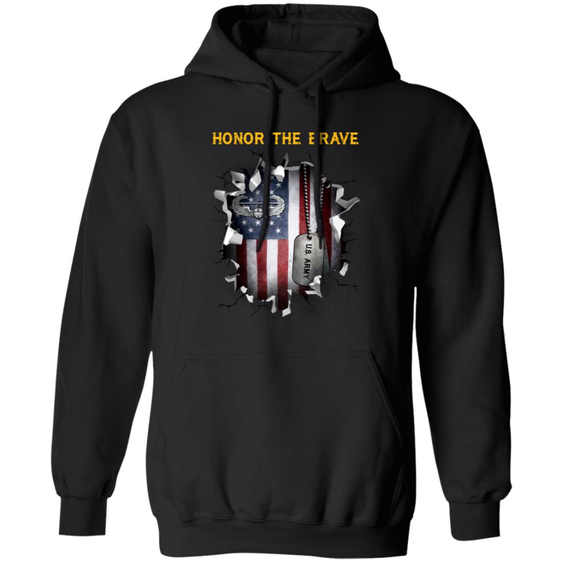 us army Air Assault - Honor The Brave Front Shirt