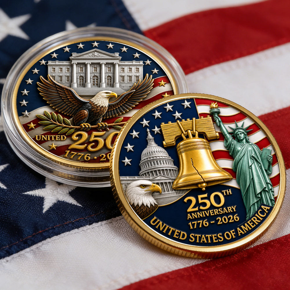 United States of America 250th Anniversary Challenge Coin