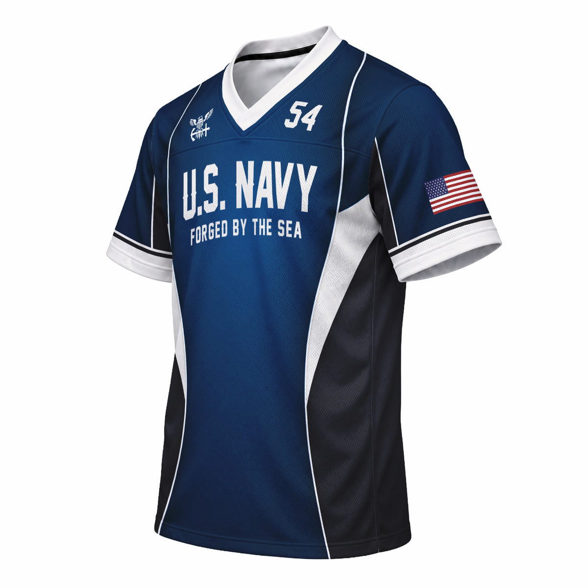 Personalized U.S. Navy Jersey Custom Rank Jersey Number and Text