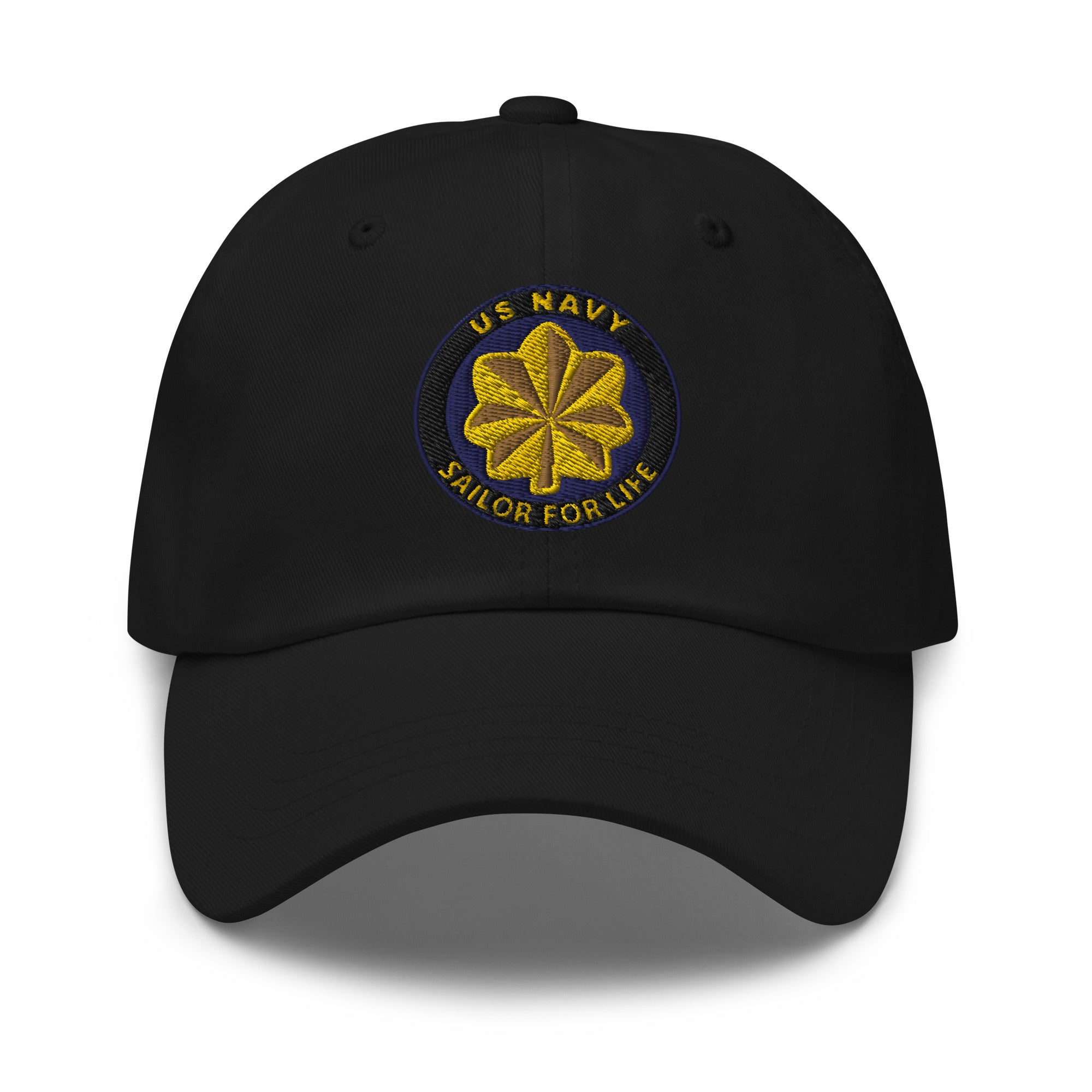 US Navy O-4 Lieutenant Commander O4 LCDR Junior Officer Sailor For Life Embroidered Dad Hat