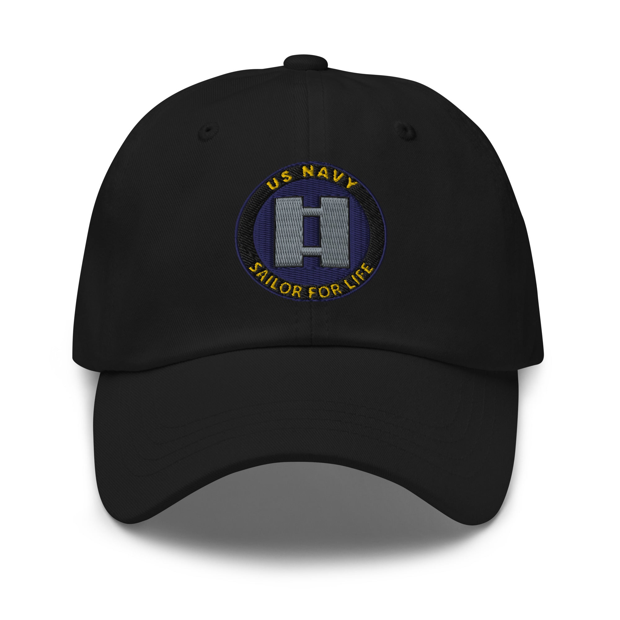 US Navy O-3 Lieutenant O3 LT Junior Officer Sailor For Life Embroidered Dad Hat