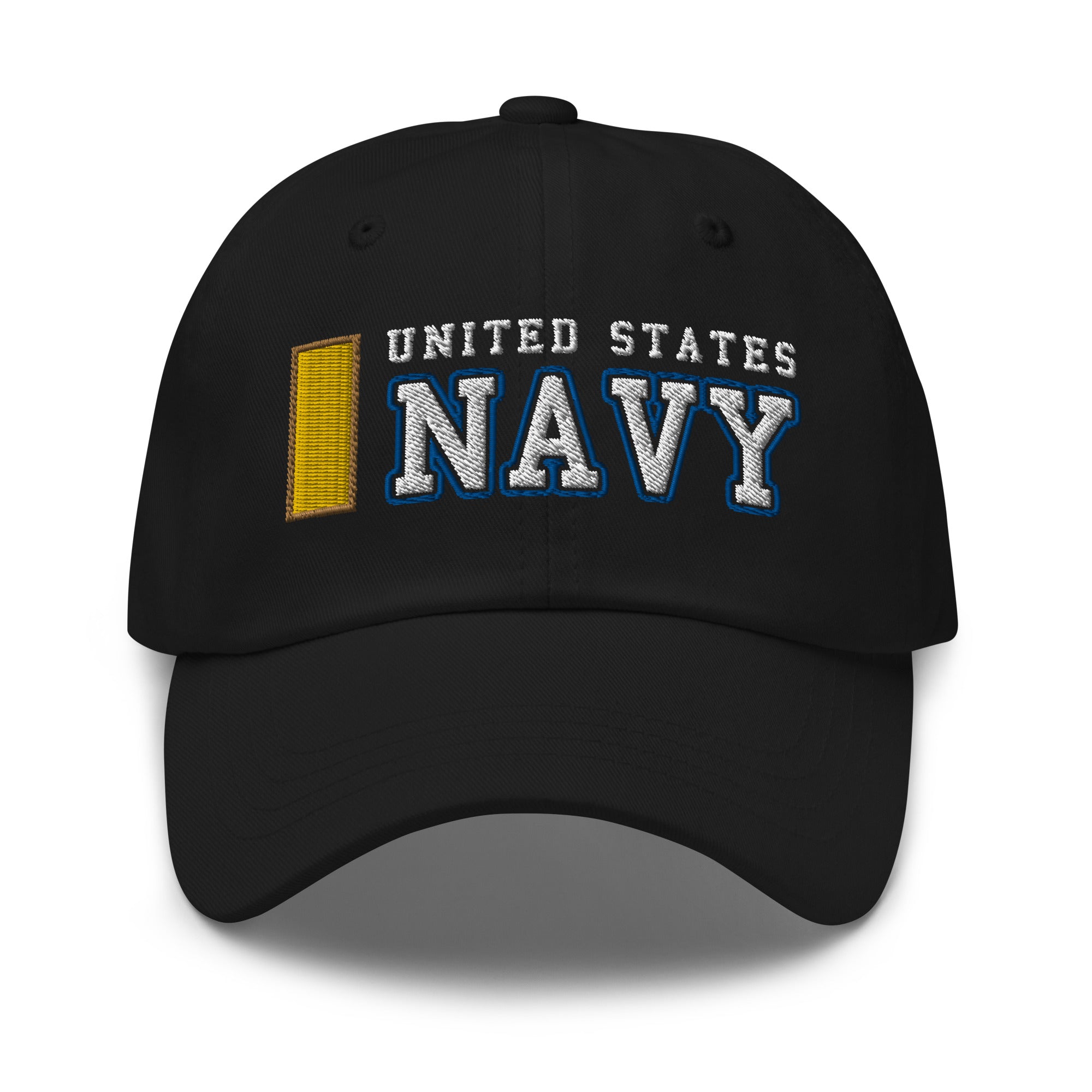 US Navy O-1 Ensign O1 ENS Junior Officer Ranks/Insignia Embroidered Dad Hat
