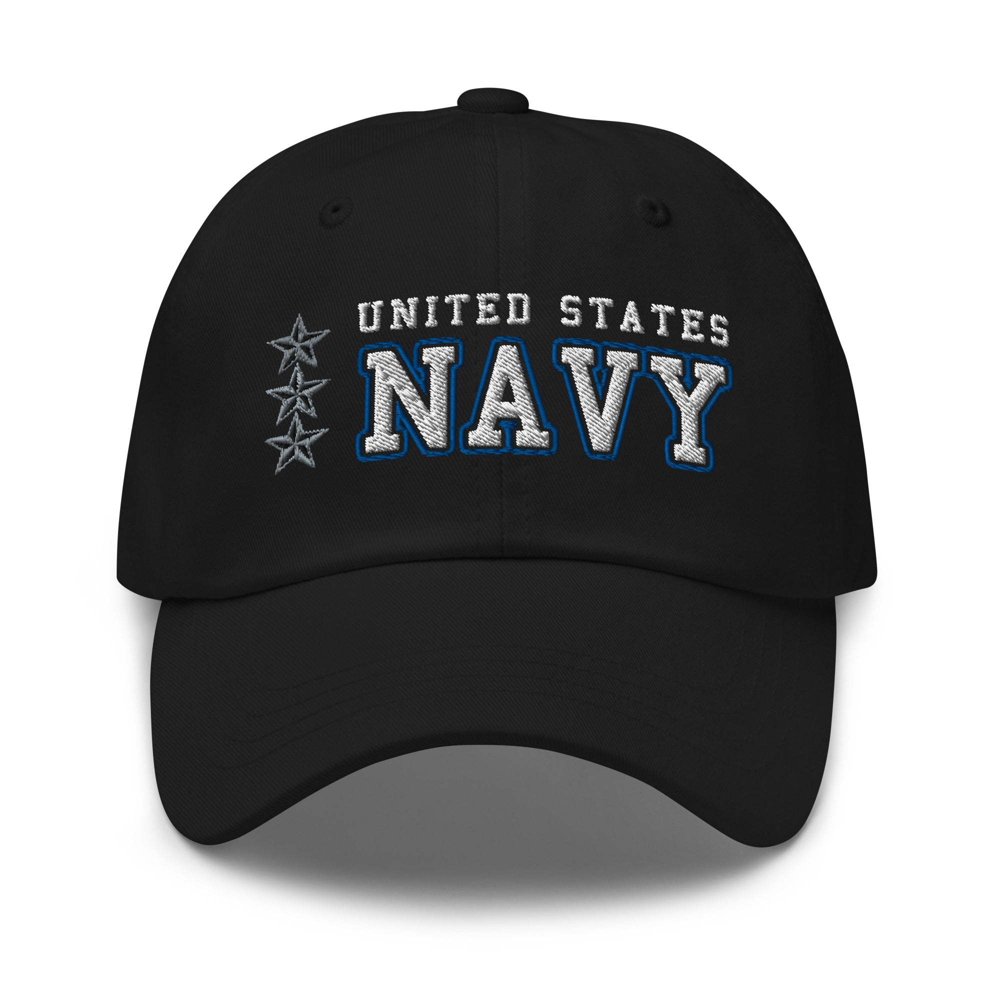 US Navy O-9 Vice Admiral O9 VADM Flag Officer Ranks/Insignia Embroidered Dad Hat