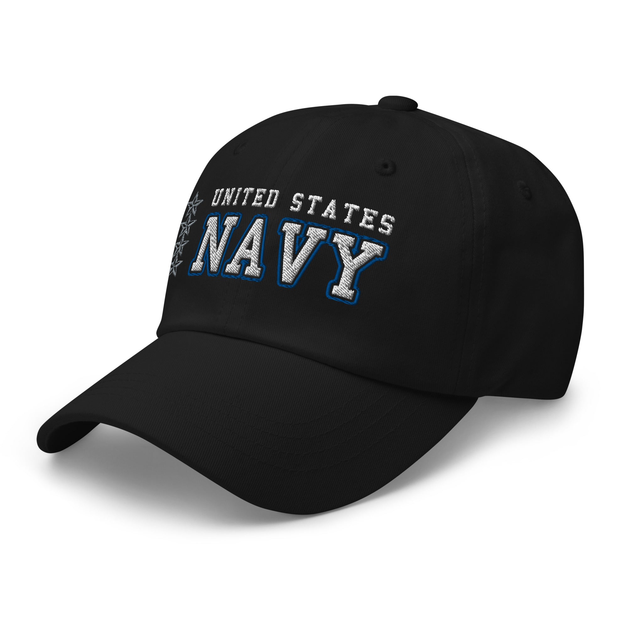 US Navy O-10 Admiral O10 ADM Flag Officer Ranks/Insignia Embroidered Dad Hat