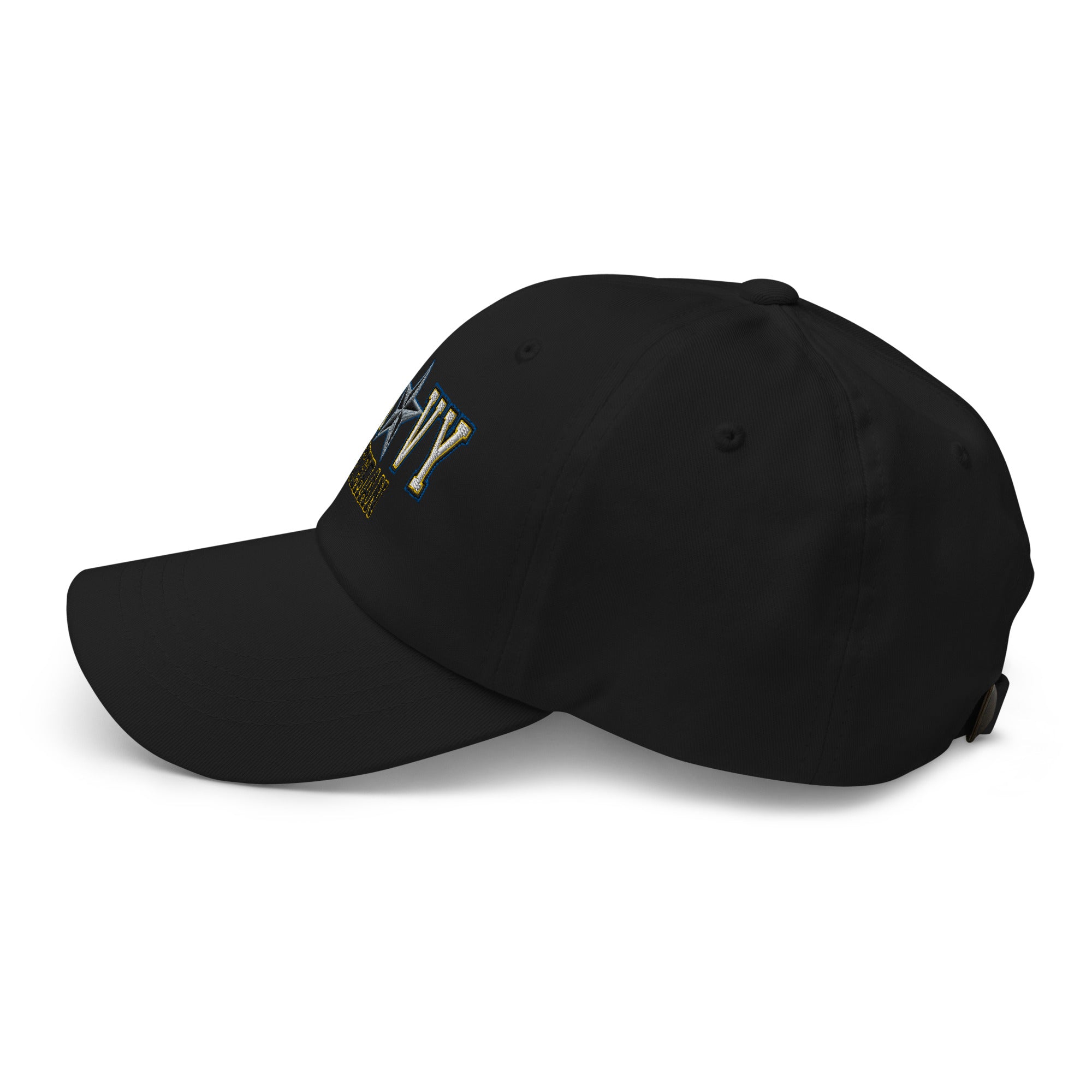 US Navy O-7 Rear Admiral Lower Half O7 RDML Flag Officer Veteran Embroidered Dad Hat