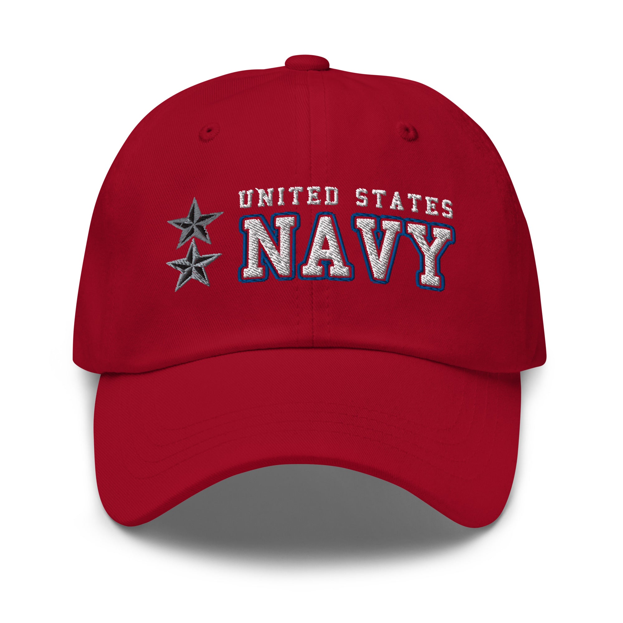 US Navy O-8 Rear Admiral O8 RADM Flag Officer Ranks/Insignia Embroidered Dad Hat