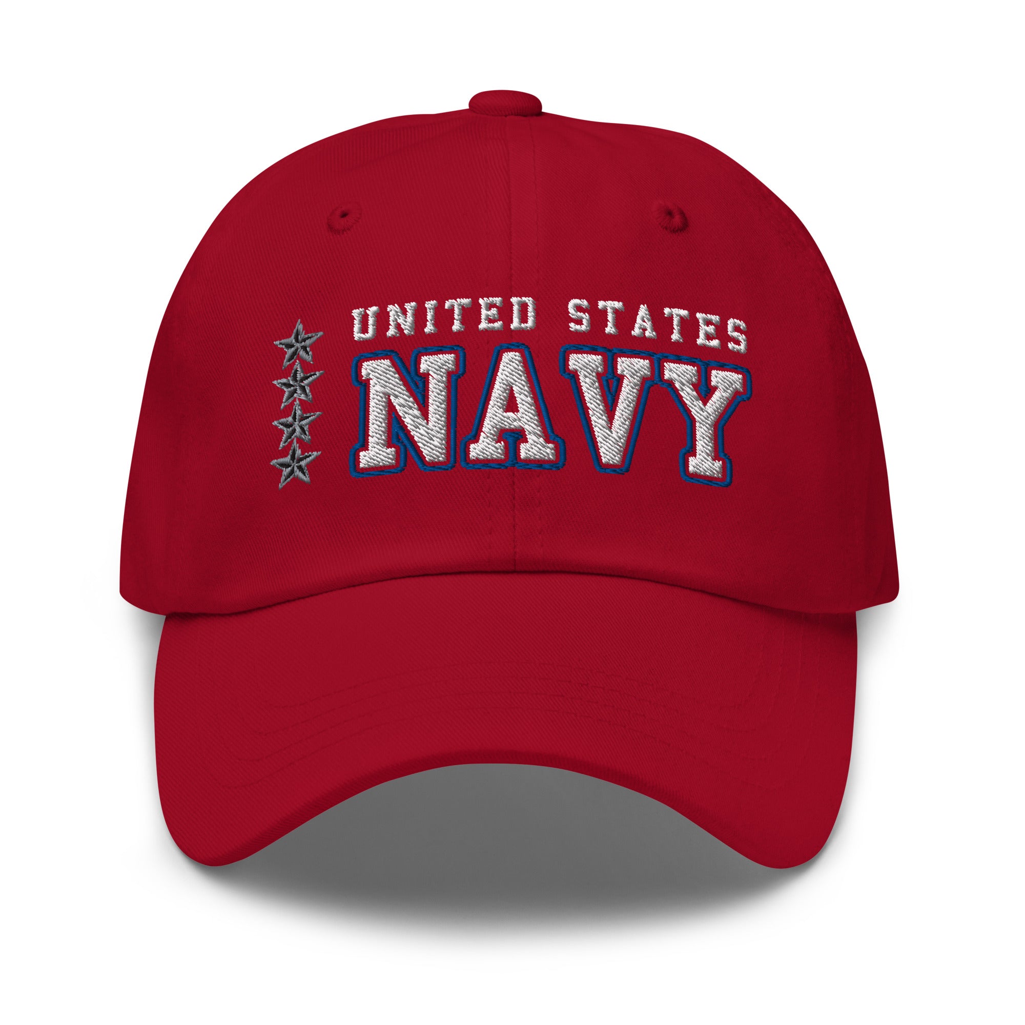 US Navy O-10 Admiral O10 ADM Flag Officer Ranks/Insignia Embroidered Dad Hat