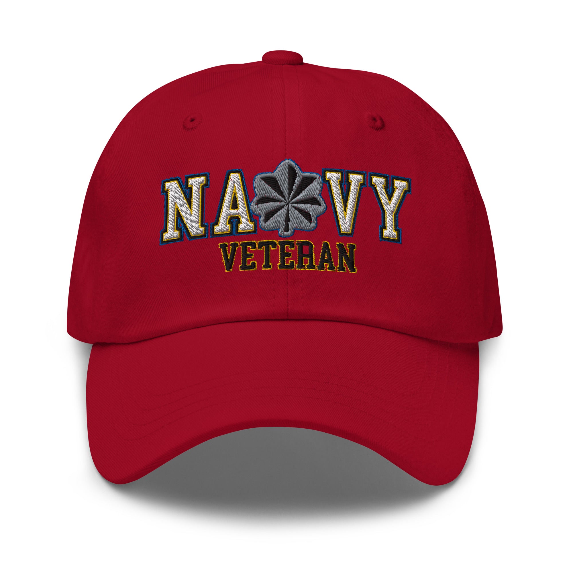 US Navy O-5 Commander O5 CDR Senior Officer Veteran Embroidered Dad Hat