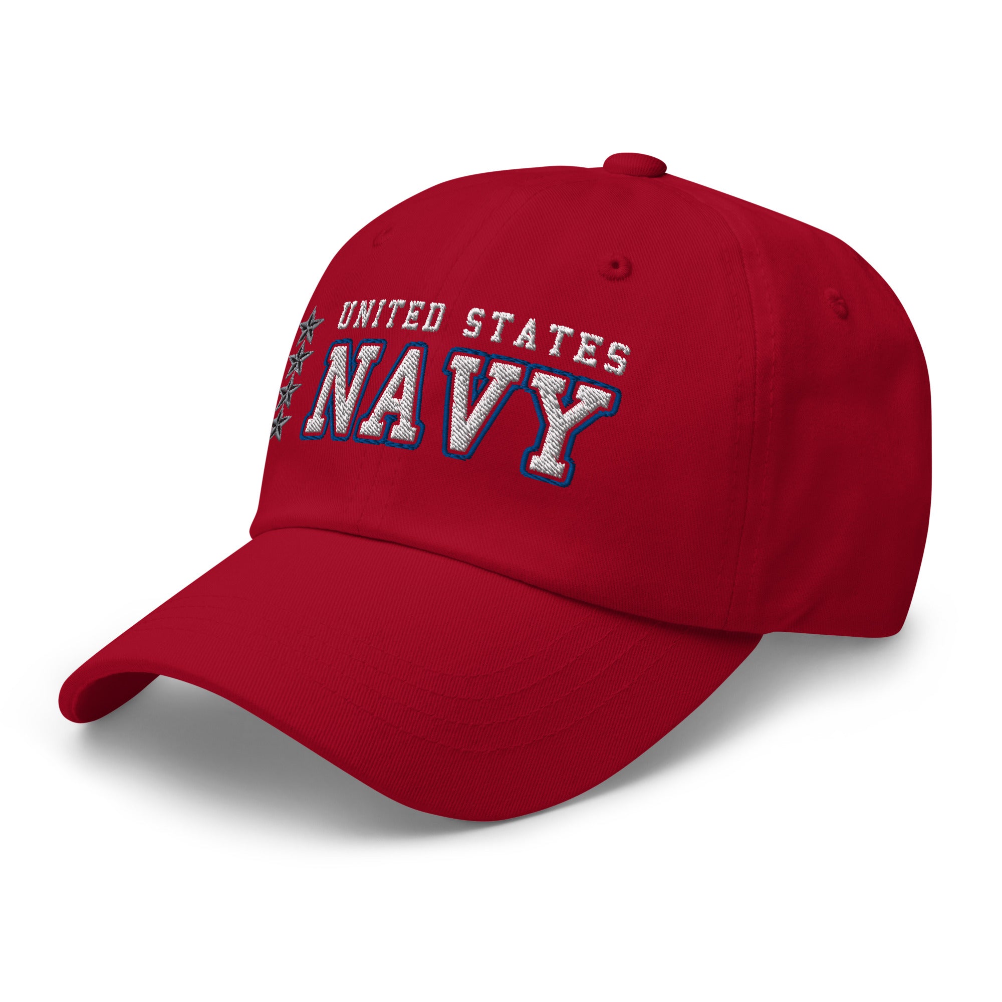 US Navy O-10 Admiral O10 ADM Flag Officer Ranks/Insignia Embroidered Dad Hat