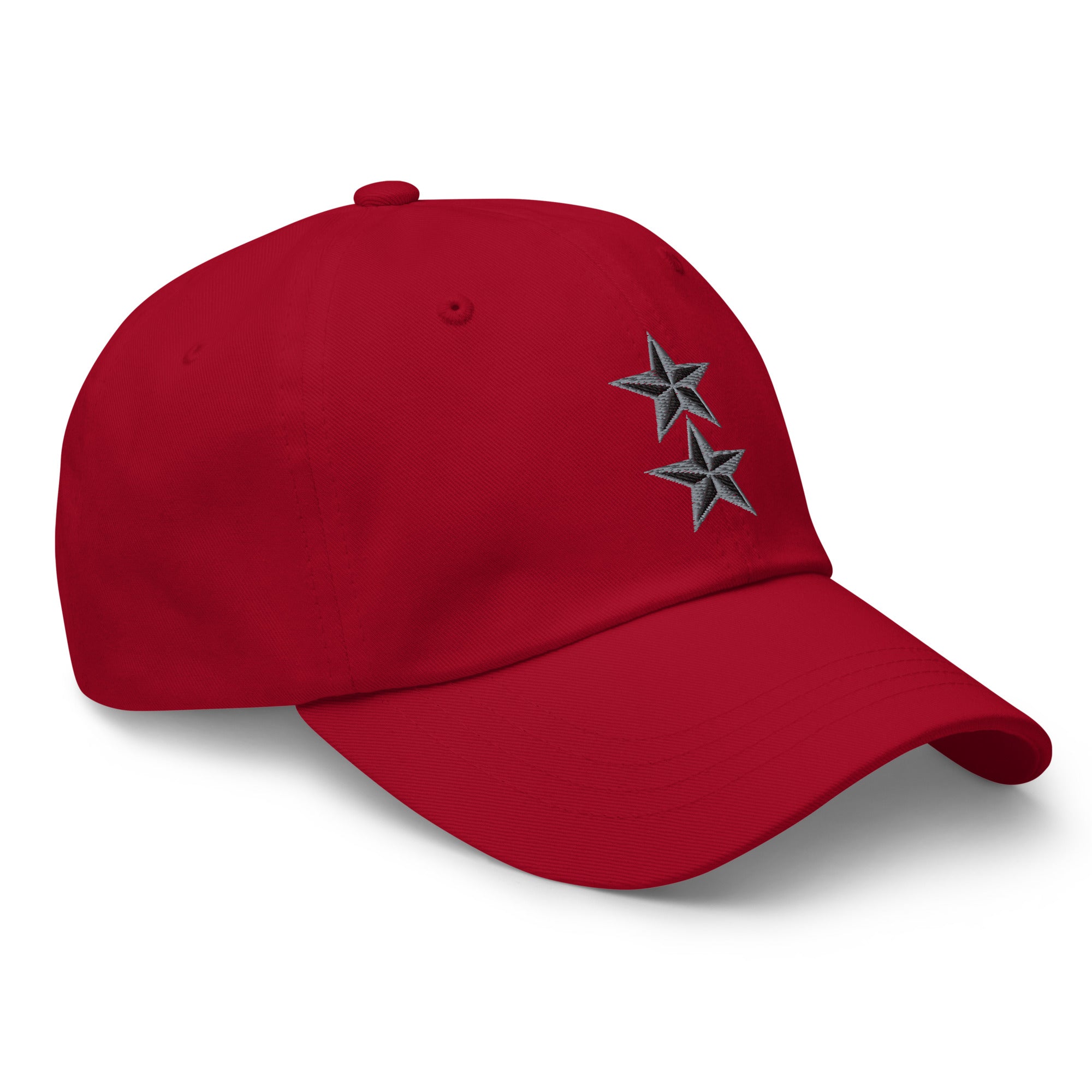 US Military O-8 Major General O8 MG General Officer Insignia Embroidered Dad Hat