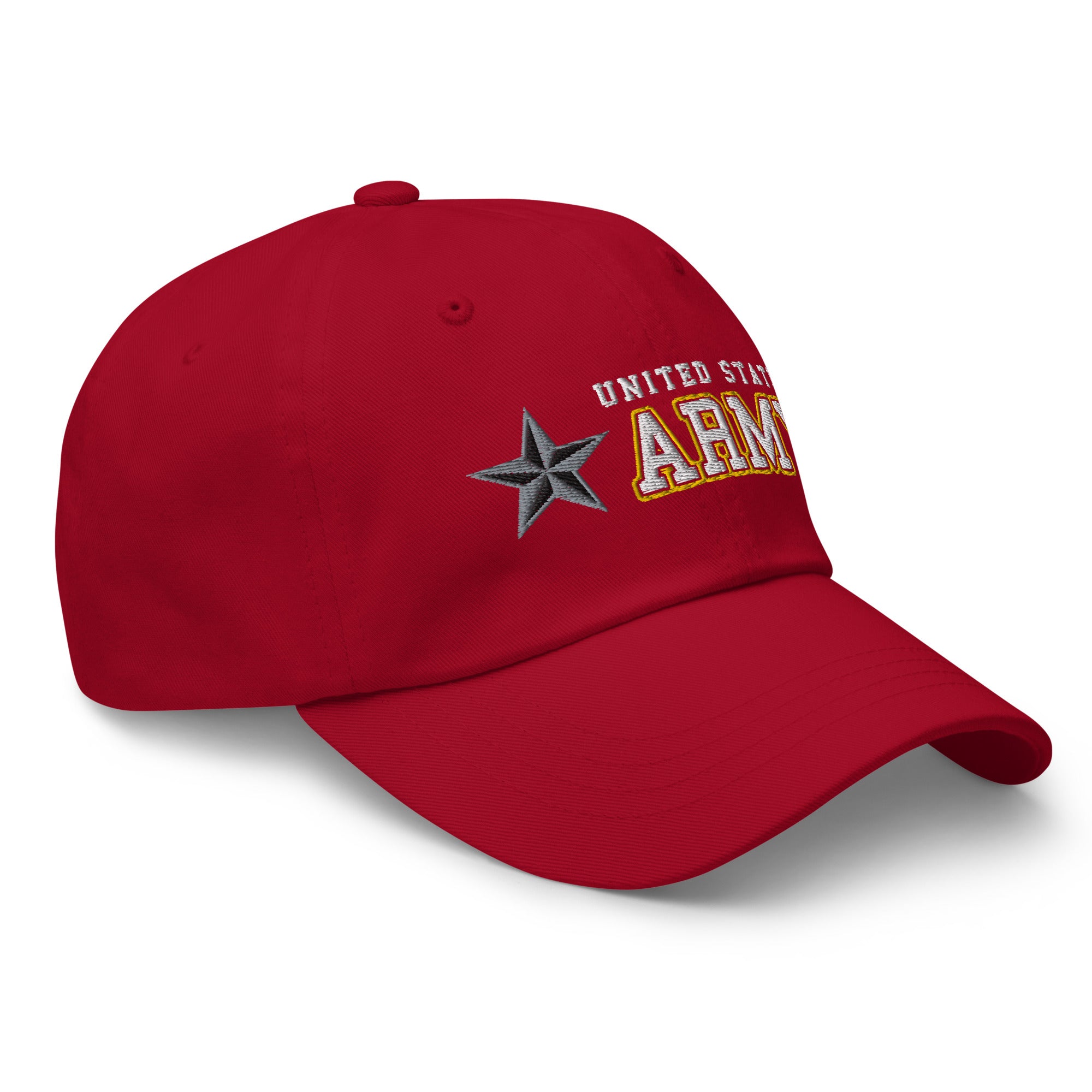 US Army O-7 Brigadier General O7 BG General Officer Ranks/Insignia Embroidered Dad Hat