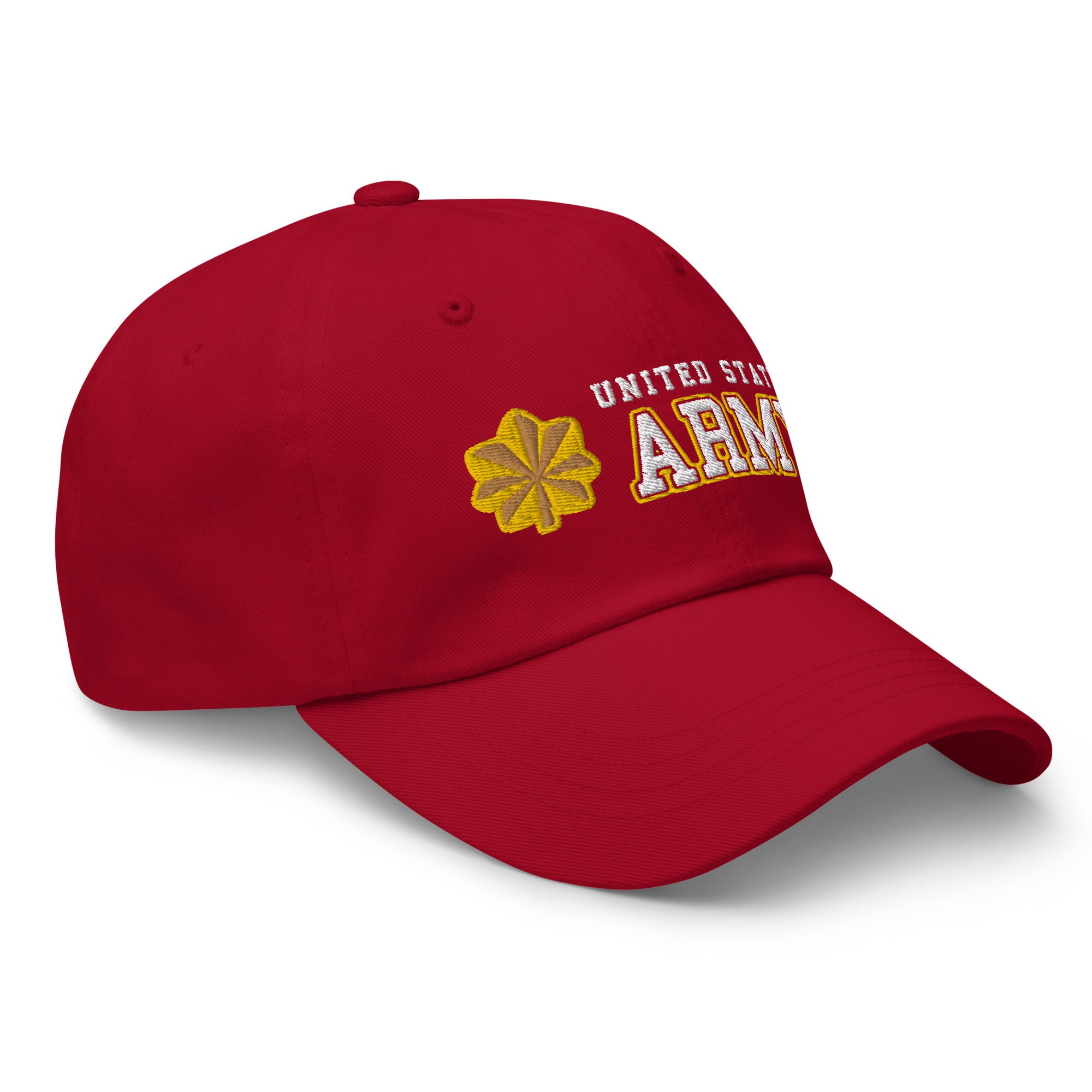 US Army O-4 Major O4 MAJ Field Officer Ranks/Insignia Embroidered Dad Hat