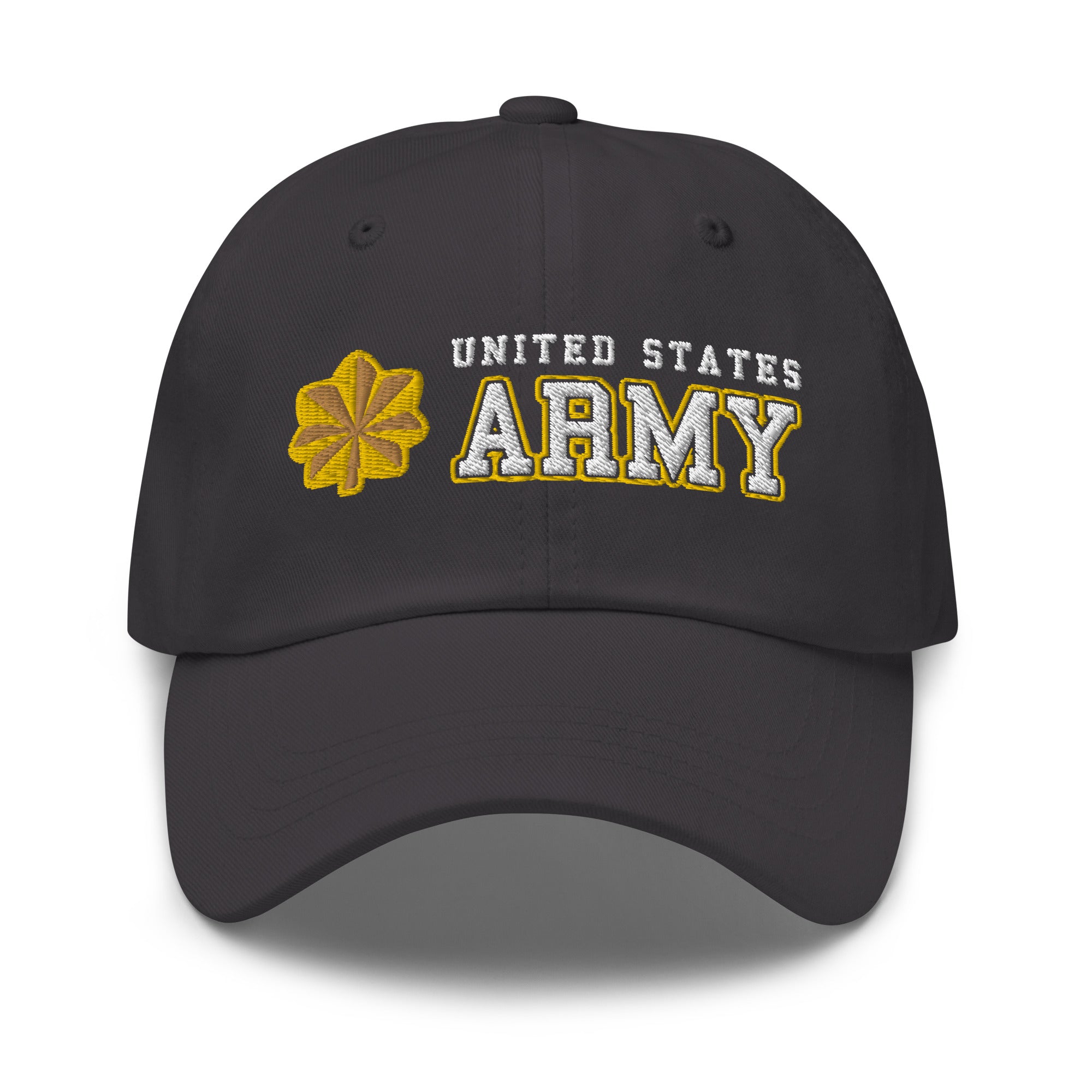 US Army O-4 Major O4 MAJ Field Officer Ranks/Insignia Embroidered Dad Hat