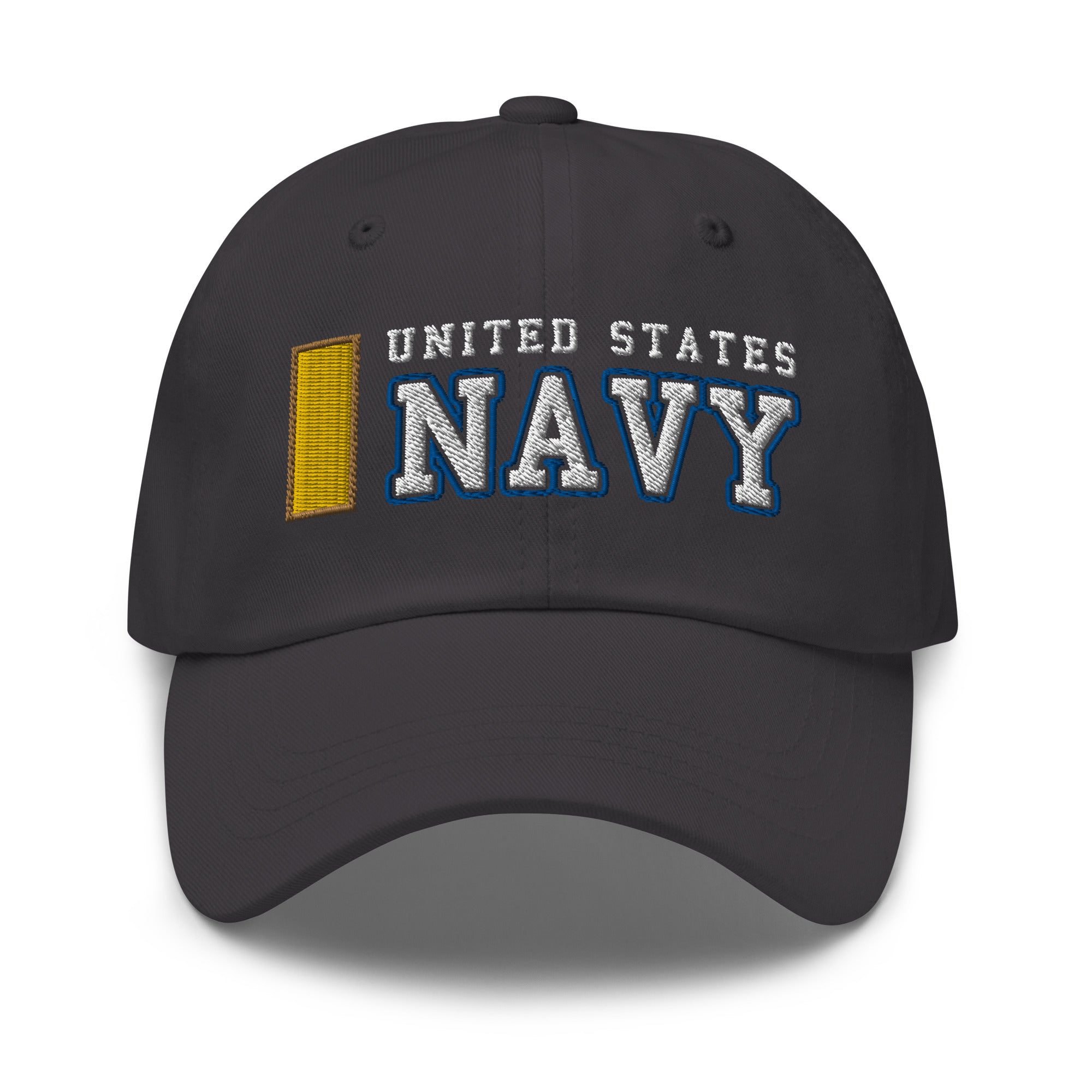 US Navy O-1 Ensign O1 ENS Junior Officer Ranks/Insignia Embroidered Dad Hat