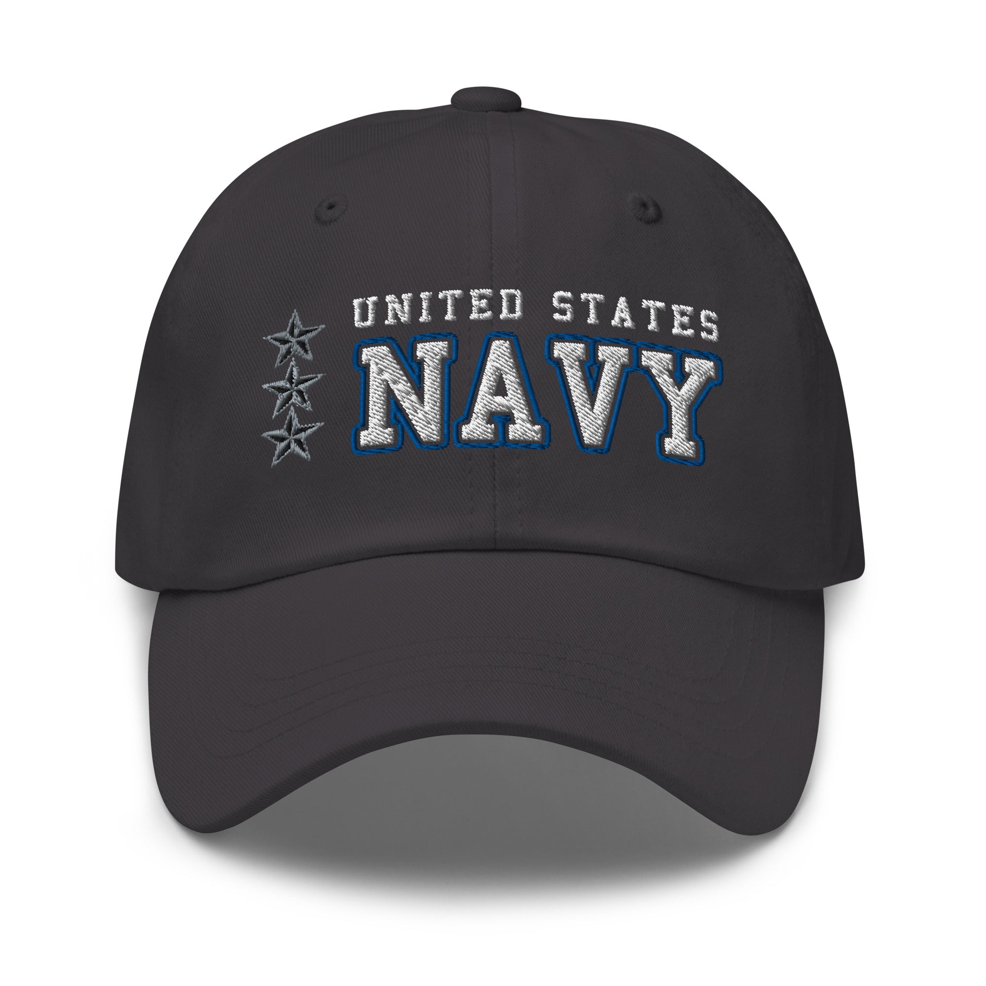 US Navy O-9 Vice Admiral O9 VADM Flag Officer Ranks/Insignia Embroidered Dad Hat