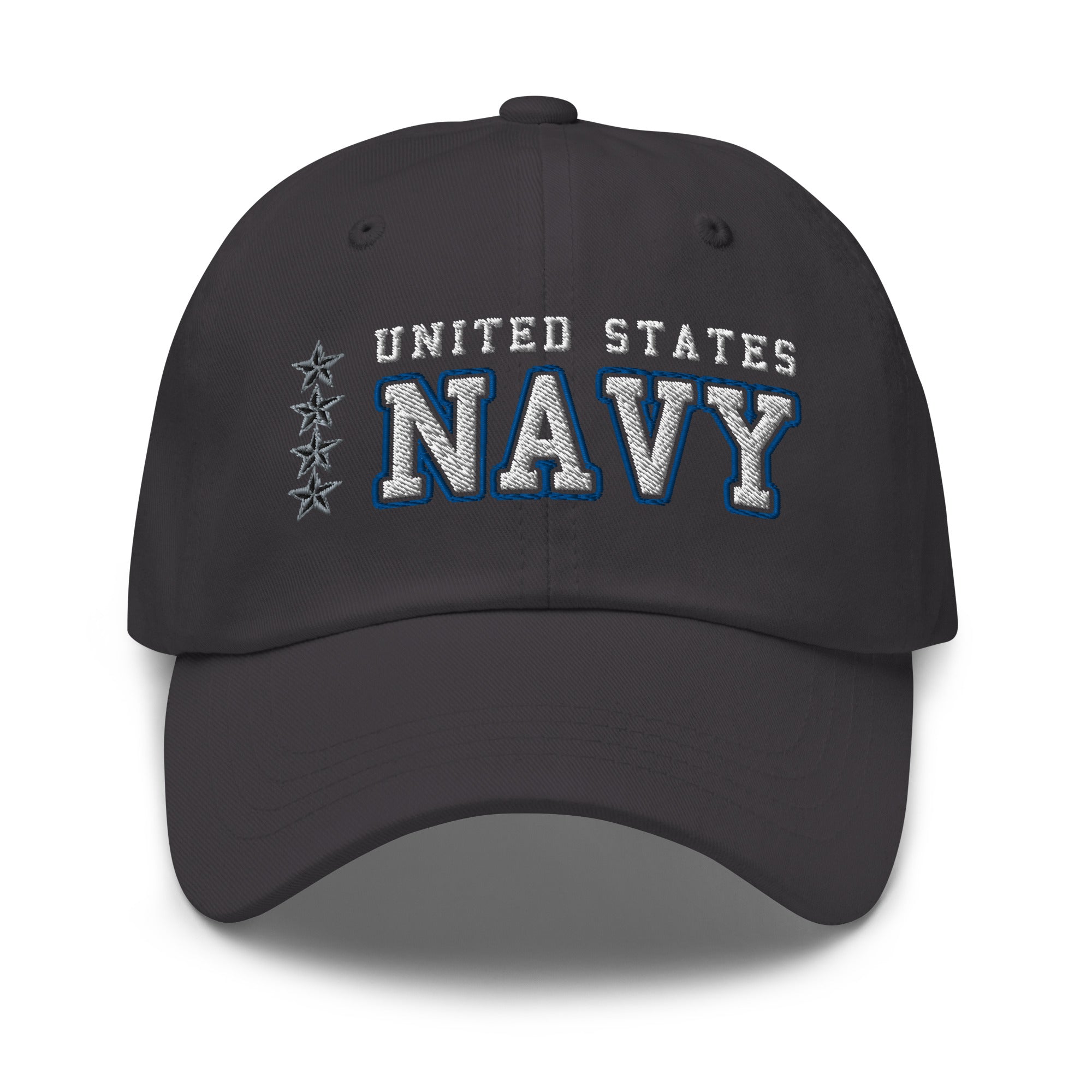 US Navy O-10 Admiral O10 ADM Flag Officer Ranks/Insignia Embroidered Dad Hat