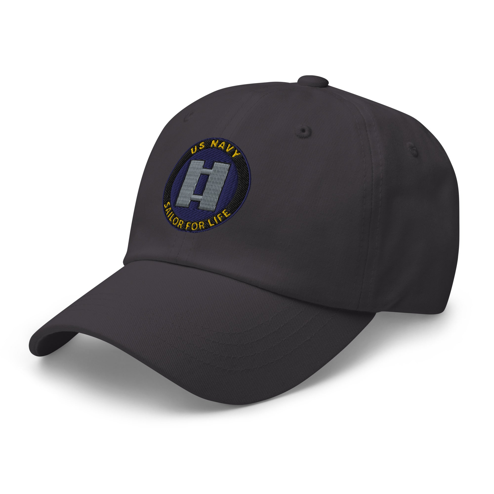 US Navy O-3 Lieutenant O3 LT Junior Officer Sailor For Life Embroidered Dad Hat
