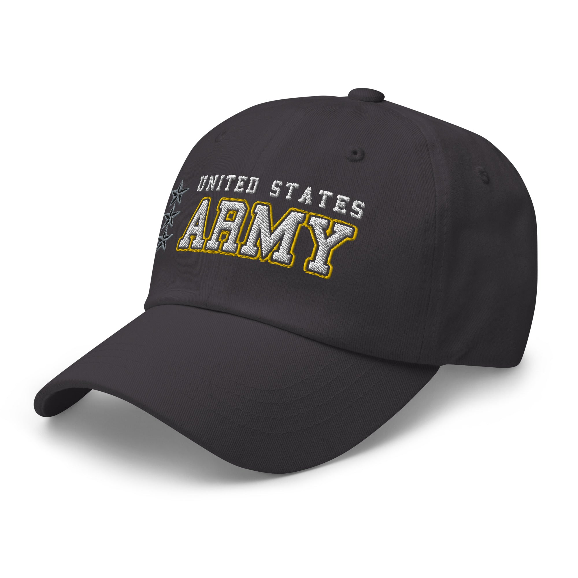 US Army O-9 Lieutenant General O9 LTG General Officer Ranks/Insignia Embroidered Dad Hat