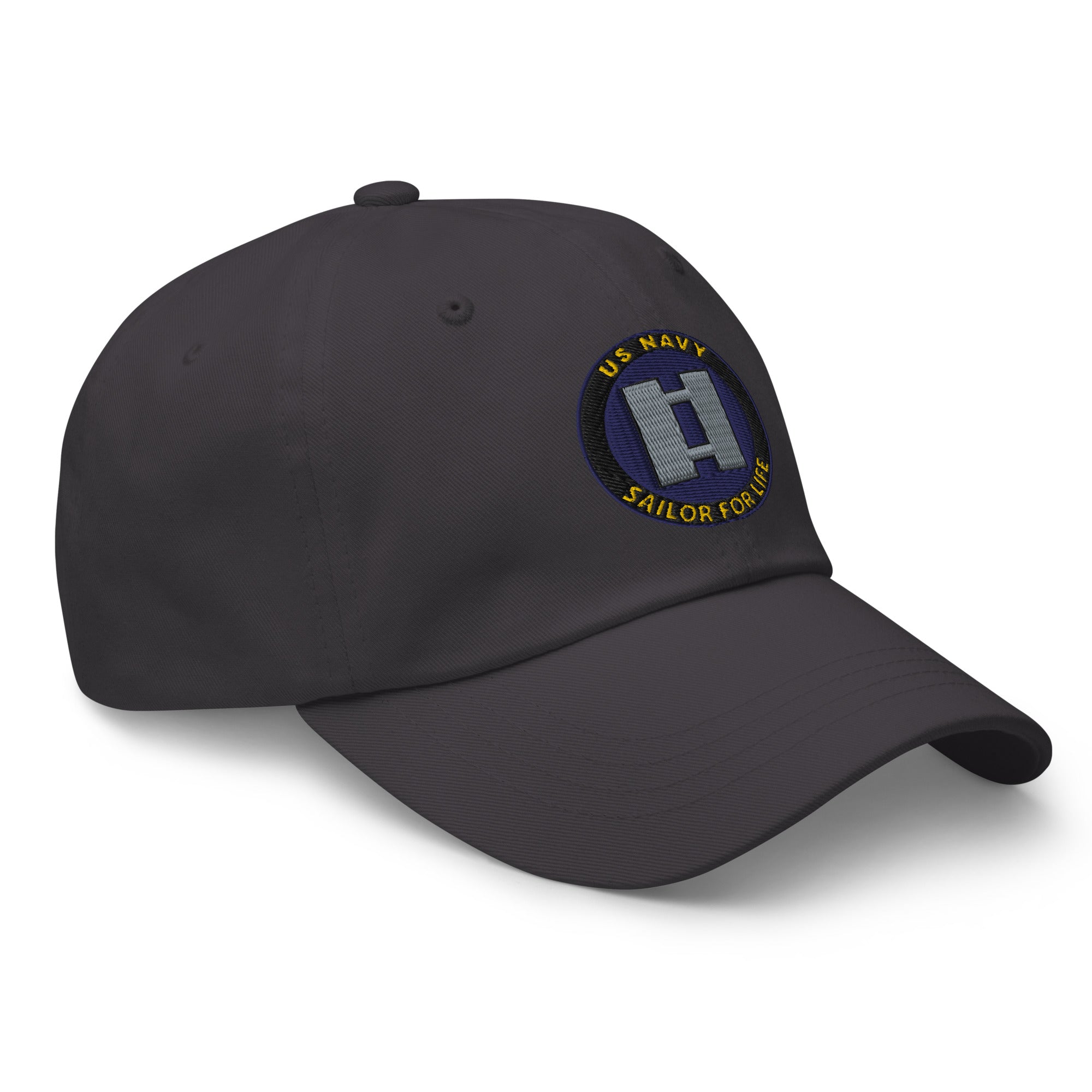 US Navy O-3 Lieutenant O3 LT Junior Officer Sailor For Life Embroidered Dad Hat