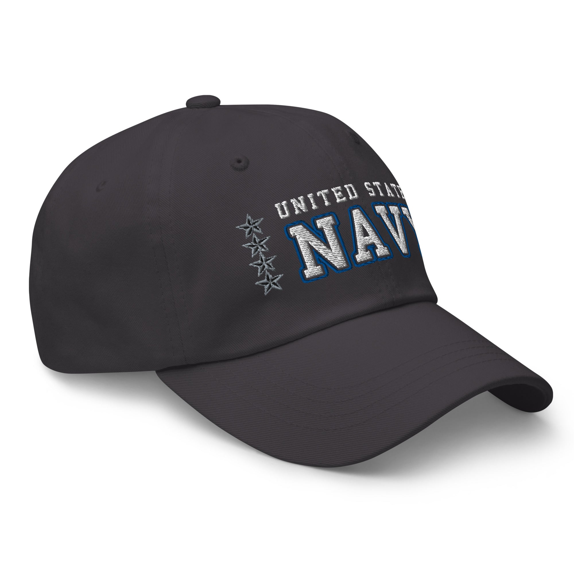 US Navy O-10 Admiral O10 ADM Flag Officer Ranks/Insignia Embroidered Dad Hat