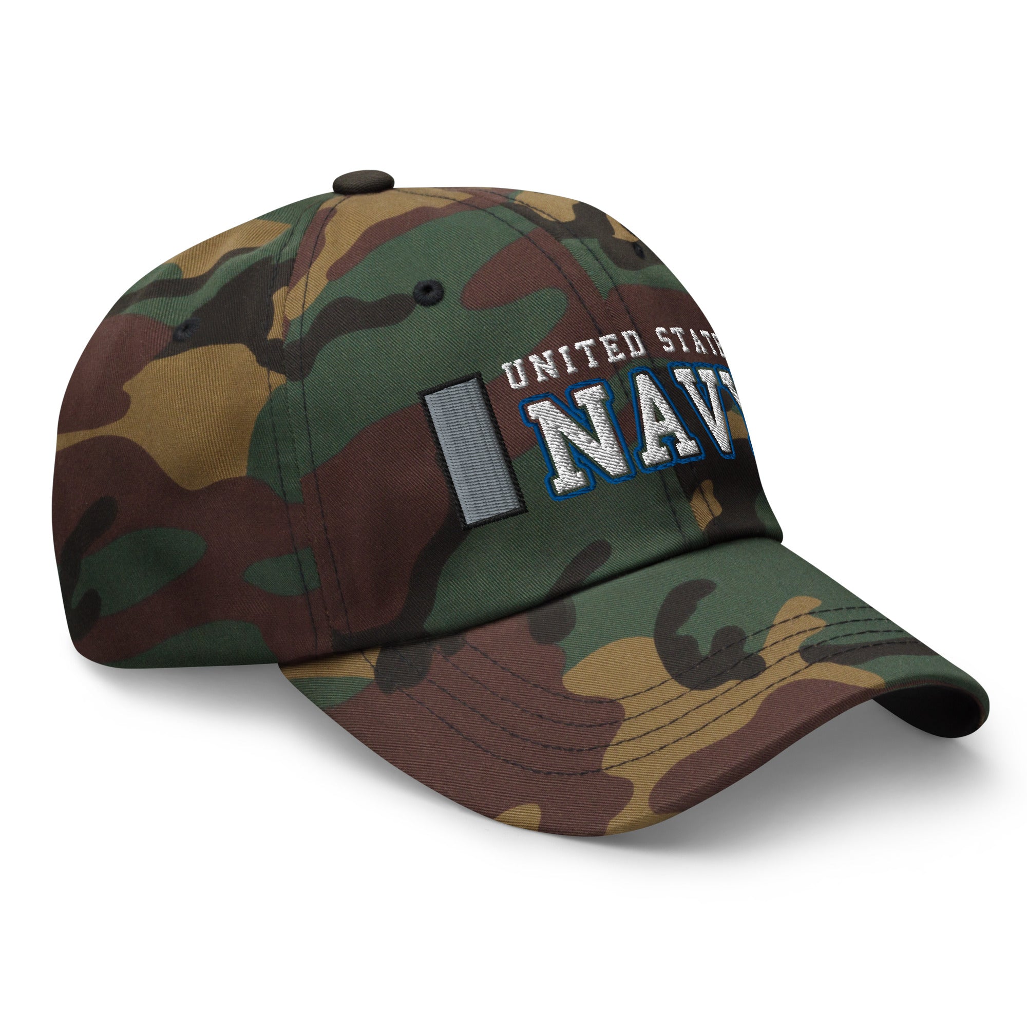 US Navy O-2 Lieutenant Junior Grade O2 LTJG Junior Officer Ranks/Insignia Embroidered Dad Hat
