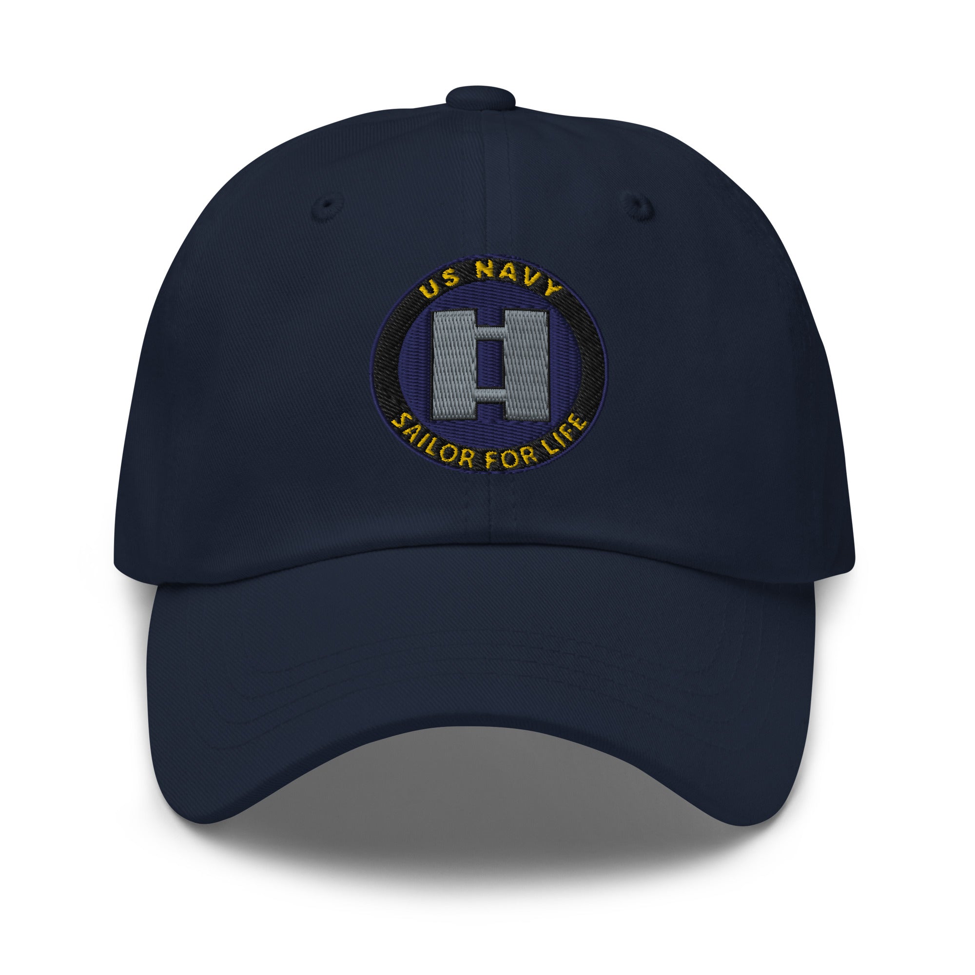 US Navy O-3 Lieutenant O3 LT Junior Officer Sailor For Life Embroidered Dad Hat