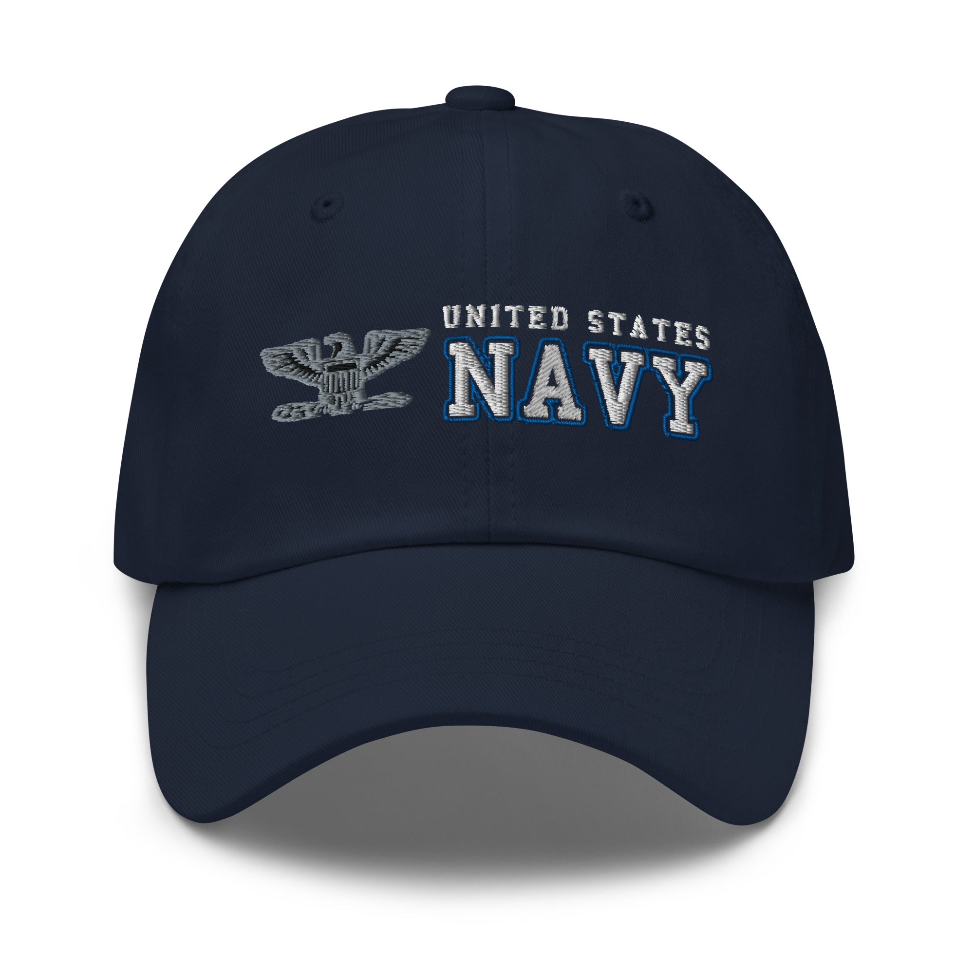 US Navy O-6 Captain O6 CAPT Senior Officer Ranks/Insignia Embroidered Dad Hat