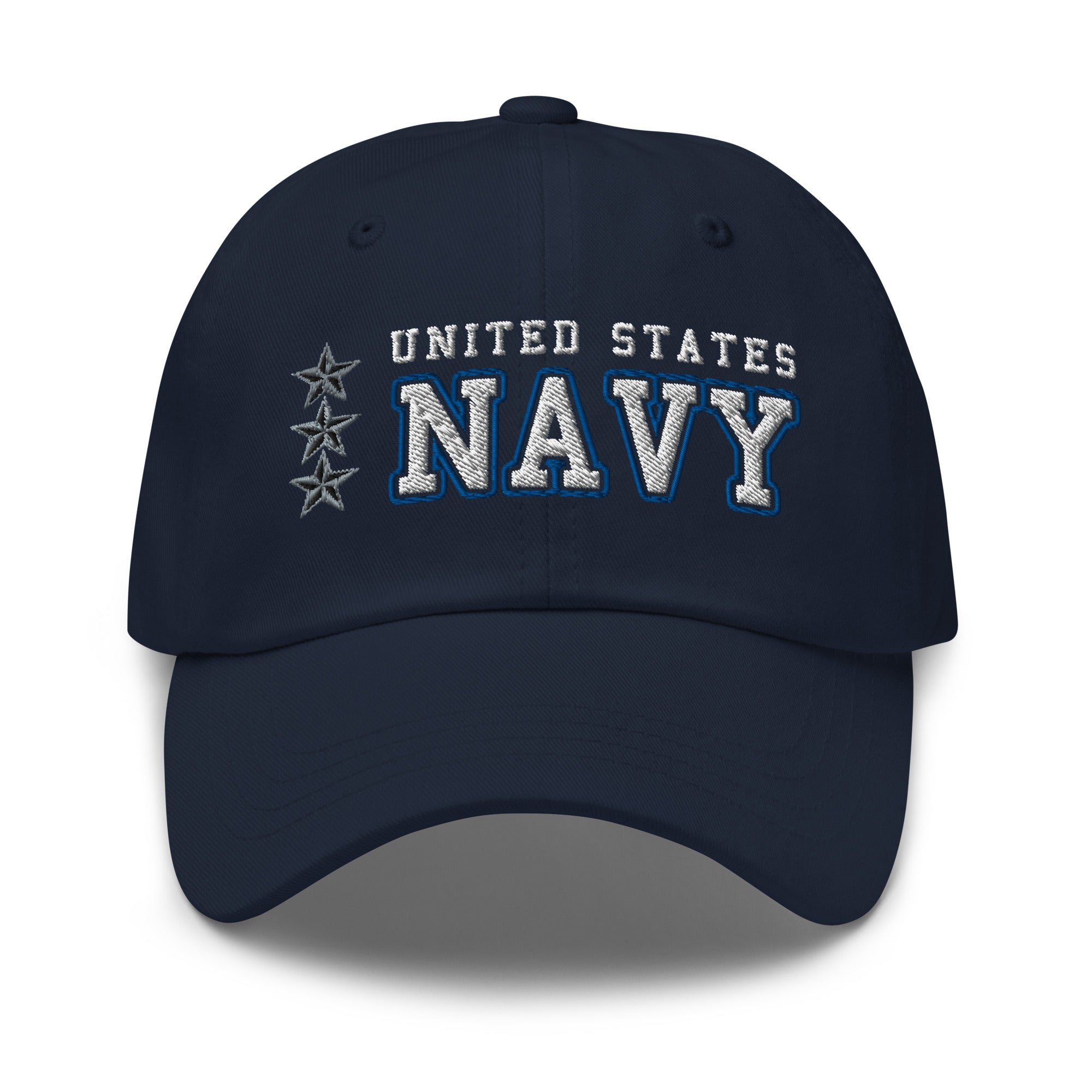 US Navy O-9 Vice Admiral O9 VADM Flag Officer Ranks/Insignia Embroidered Dad Hat