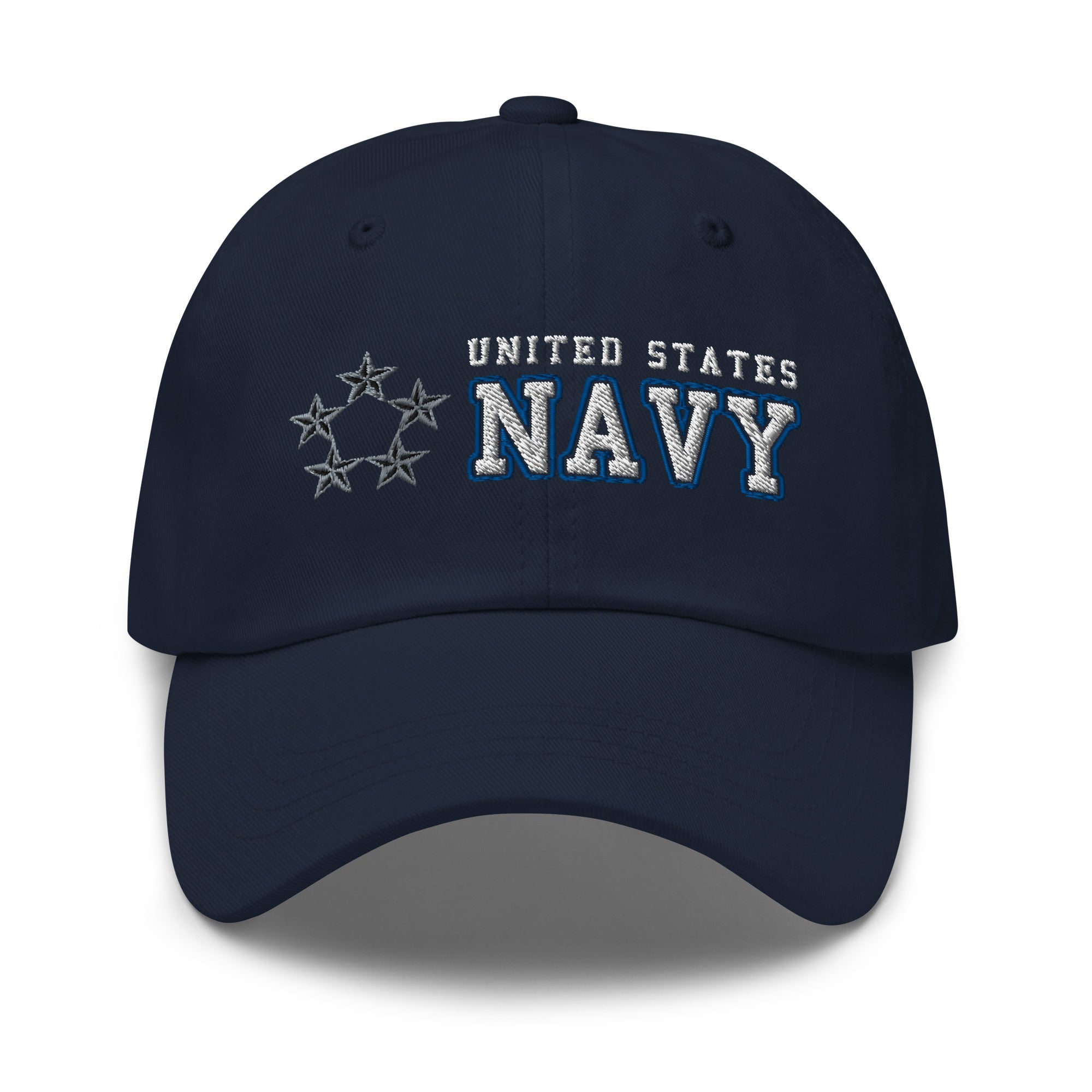 US Navy O-11 Fleet Admiral O11 FADM Flag Officer Ranks/Insignia Embroidered Dad Hat