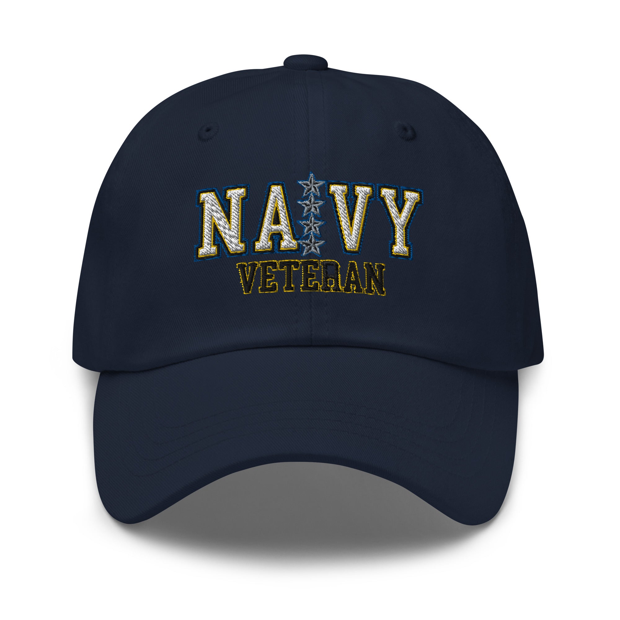 US Navy O-10 Admiral O10 ADM Flag Officer Veteran Embroidered Dad Hat