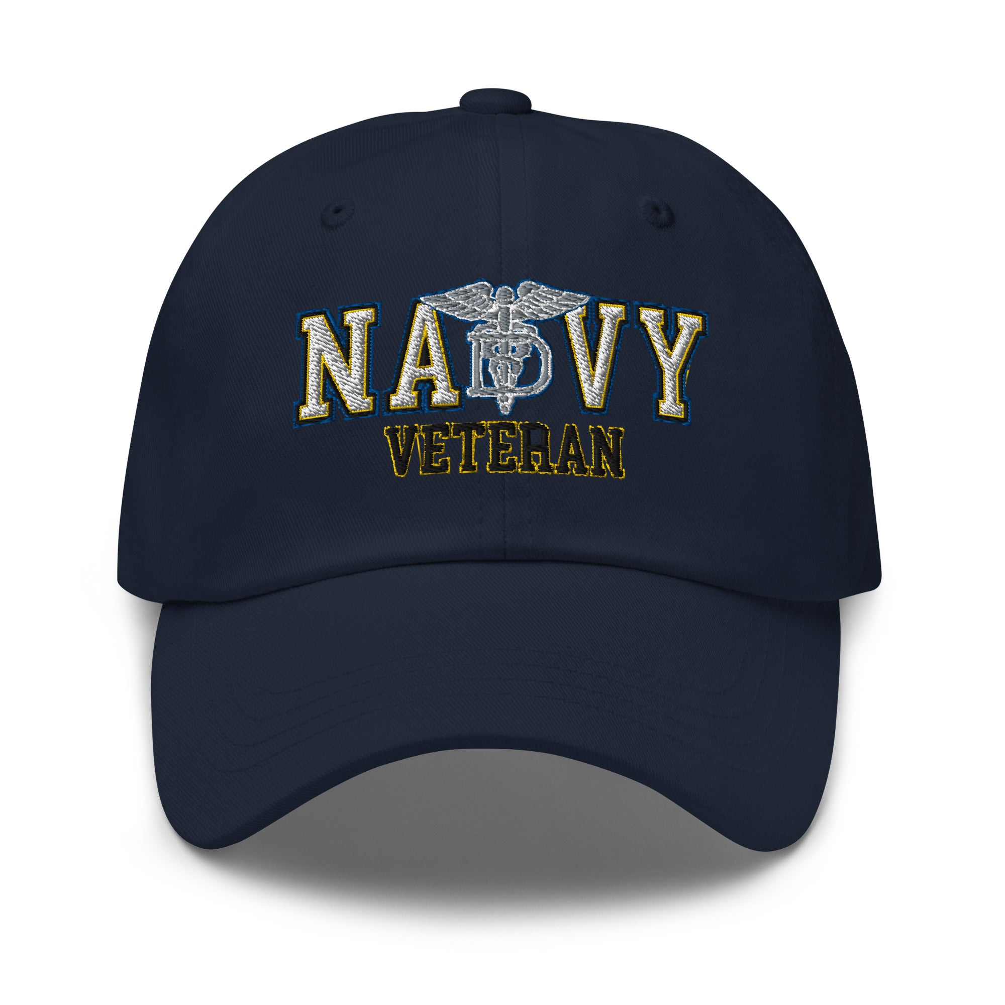 US Navy Dental Technician Navy DT Veteran Embroidered Dad Hat