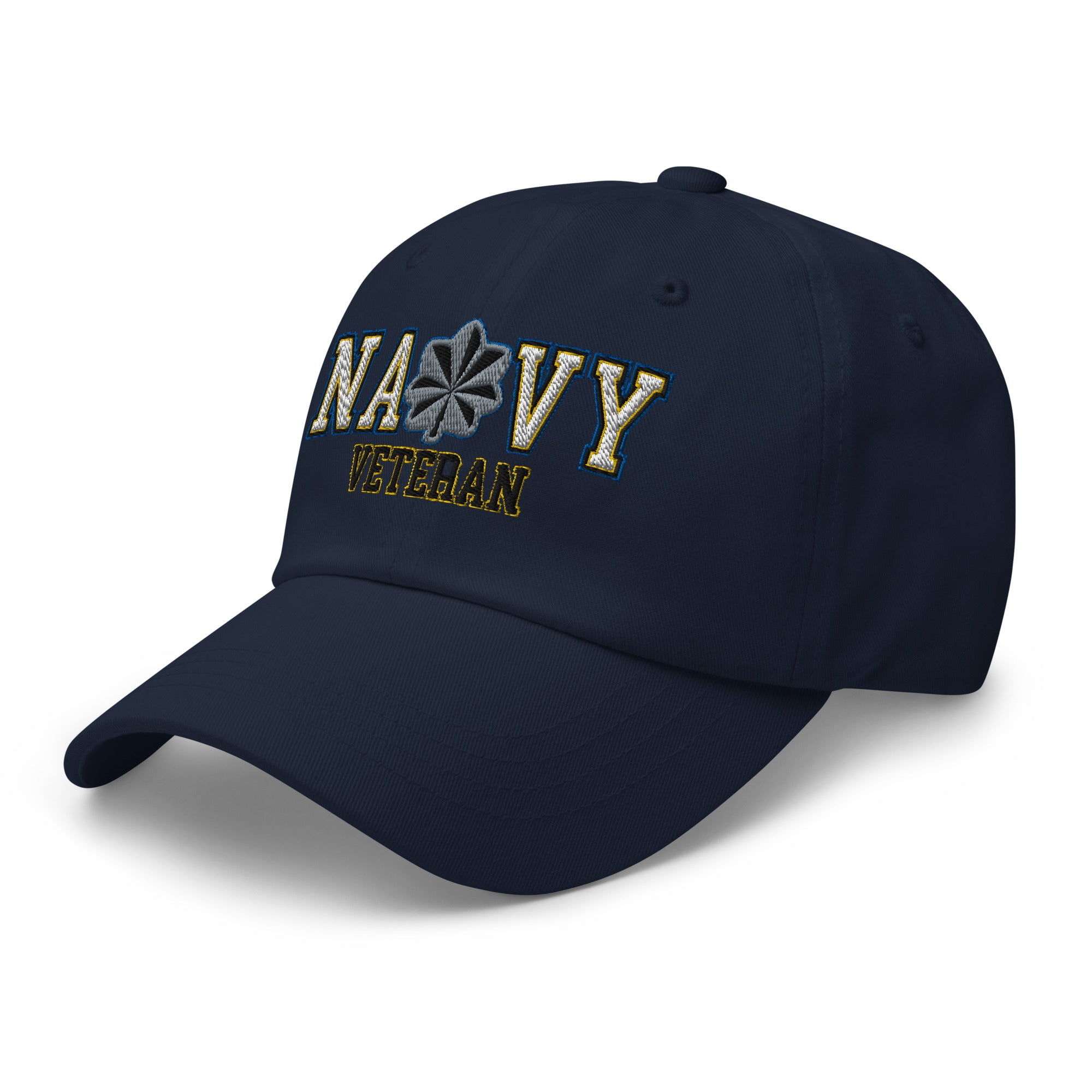 US Navy O-5 Commander O5 CDR Senior Officer Veteran Embroidered Dad Hat