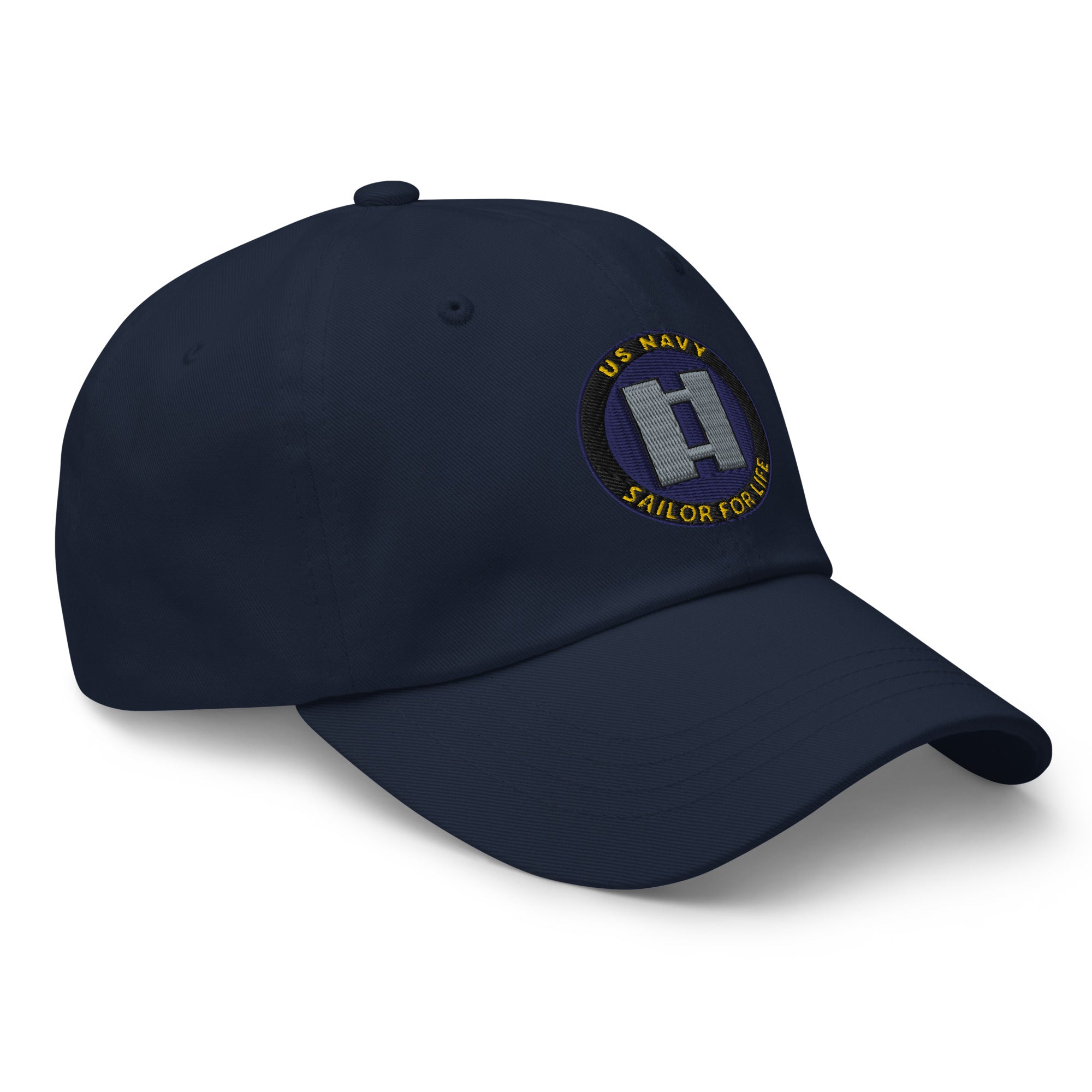 US Navy O-3 Lieutenant O3 LT Junior Officer Sailor For Life Embroidered Dad Hat
