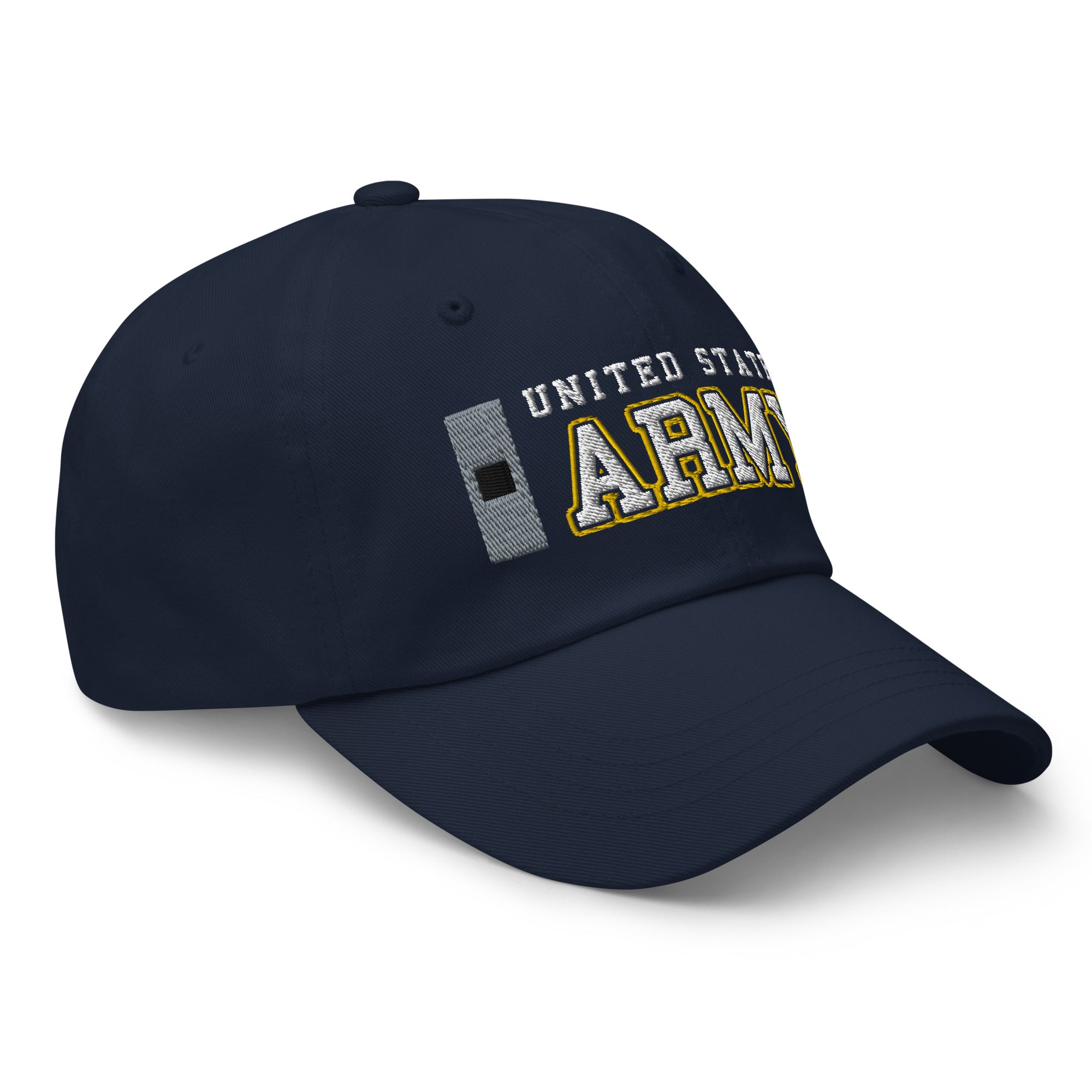 US Army W-1 Warrant Officer 1 W1 WO1 Ranks/Insignia Embroidered Dad Hat