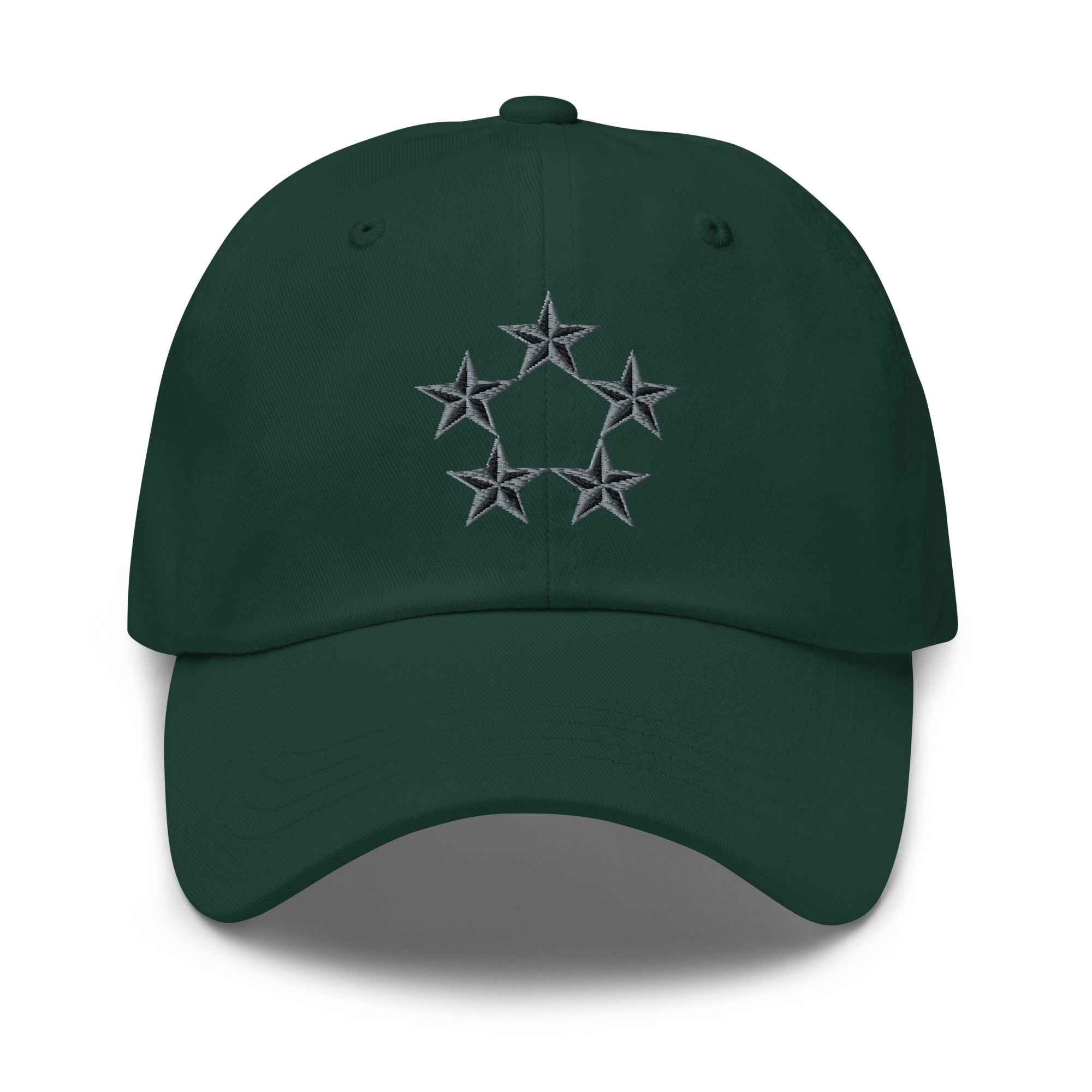 US Military O-10 General of the Military O10 GA General Officer Insignia Embroidered Dad Hat