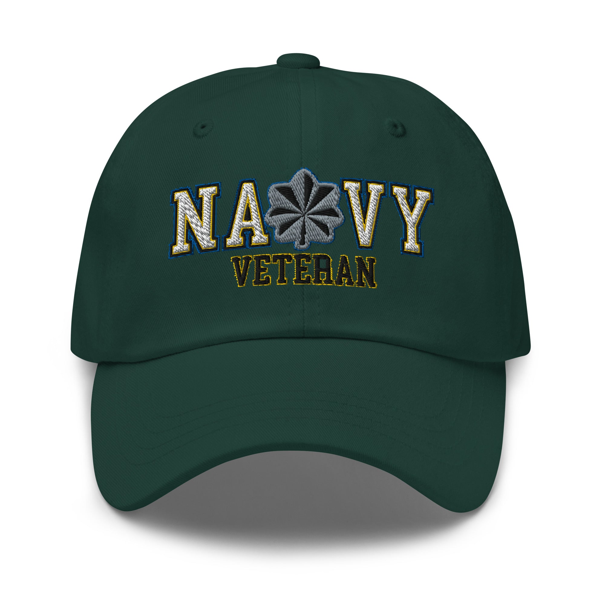 US Navy O-5 Commander O5 CDR Senior Officer Veteran Embroidered Dad Hat