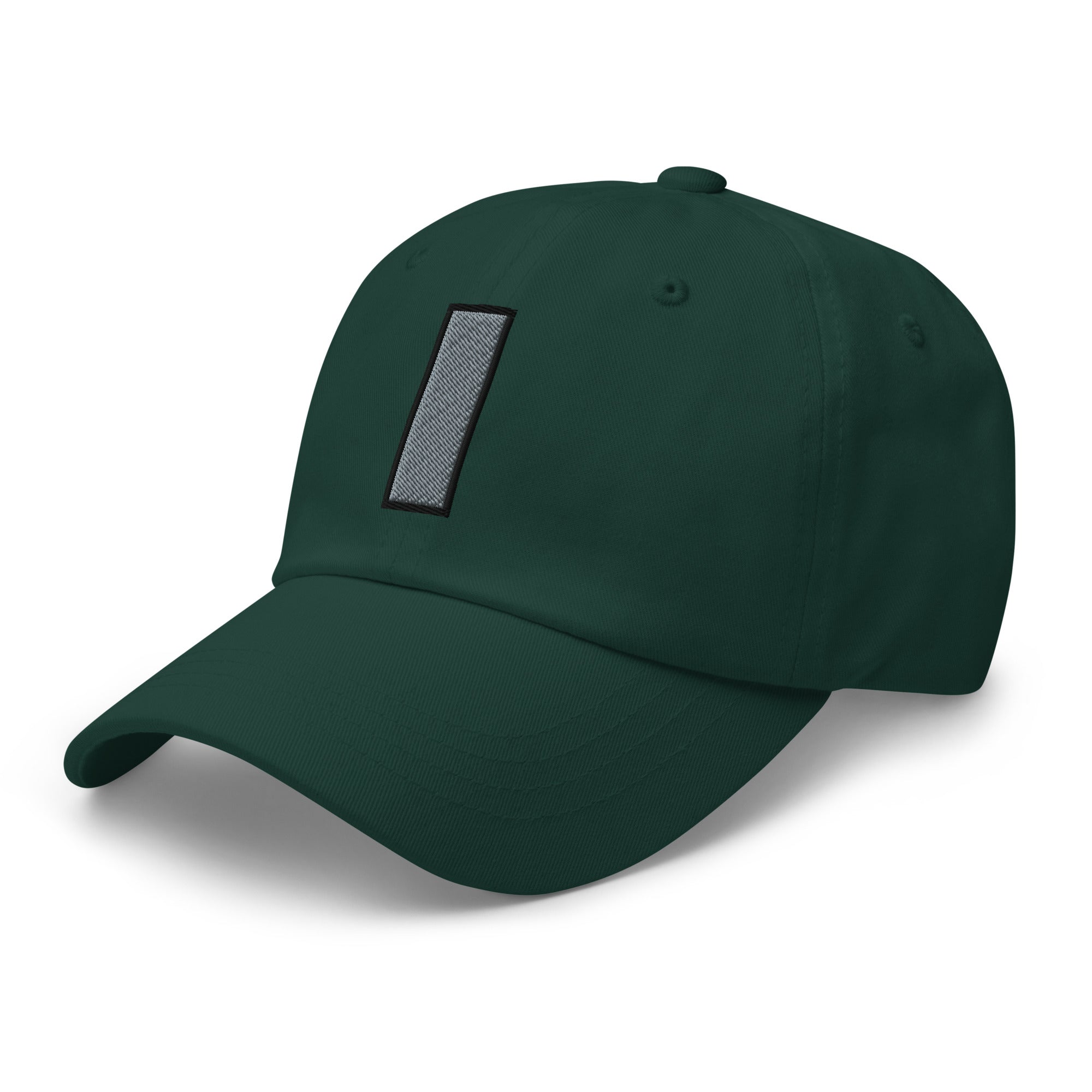 US Military O-2 First Lieutenant O2 1LT Commissioned Officer Insignia Embroidered Dad Hat