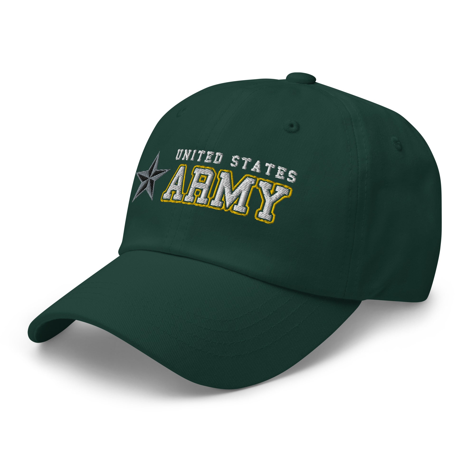 US Army O-7 Brigadier General O7 BG General Officer Ranks/Insignia Embroidered Dad Hat