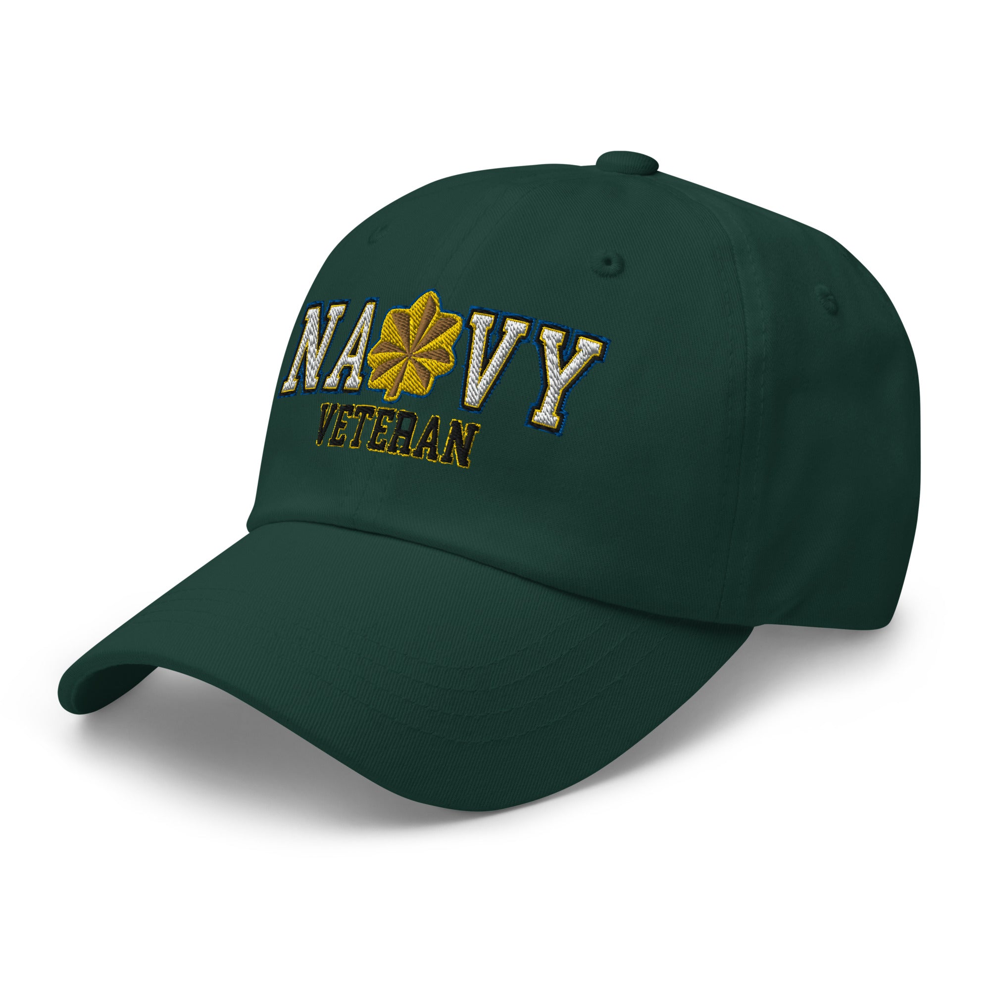US Navy O-4 Lieutenant Commander O4 LCDR Junior Officer Veteran Embroidered Dad Hat