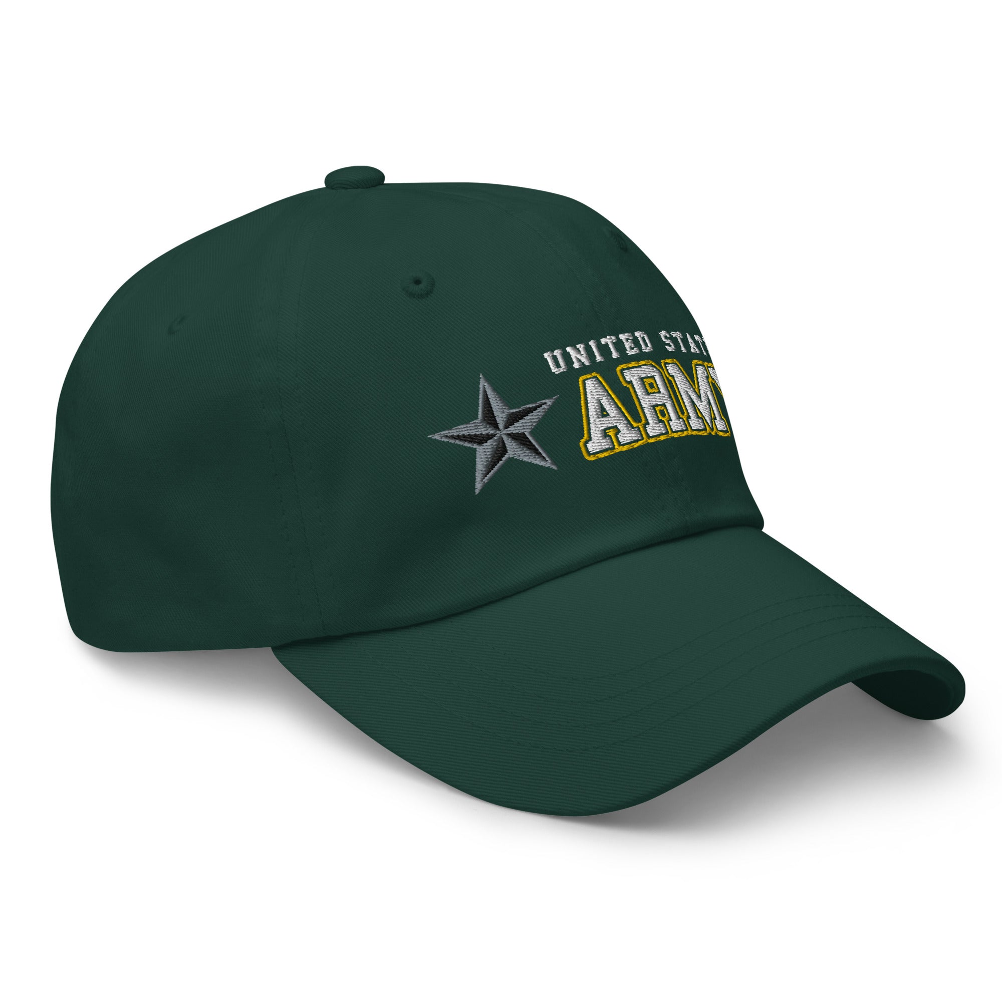 US Army O-7 Brigadier General O7 BG General Officer Ranks/Insignia Embroidered Dad Hat