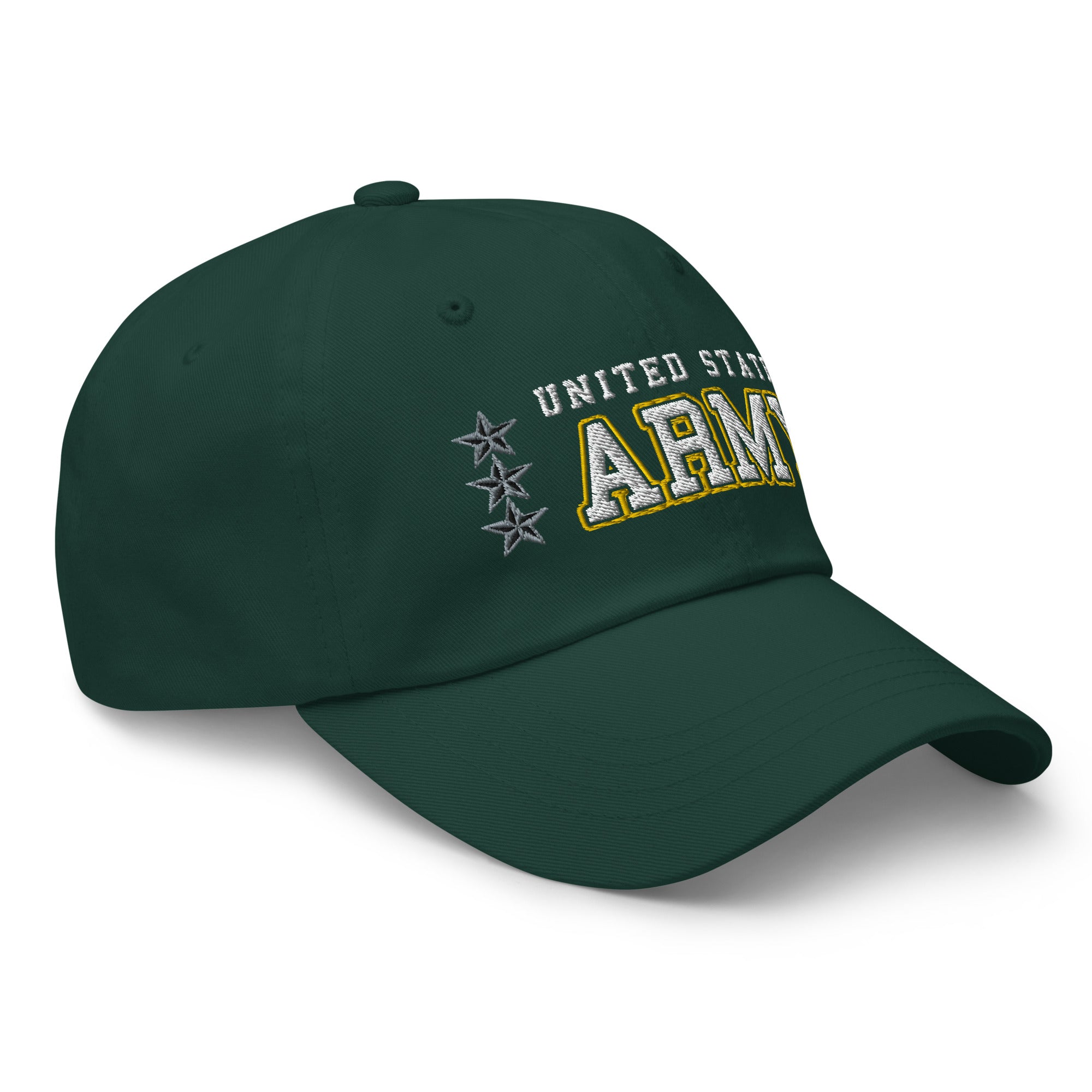 US Army O-9 Lieutenant General O9 LTG General Officer Ranks/Insignia Embroidered Dad Hat