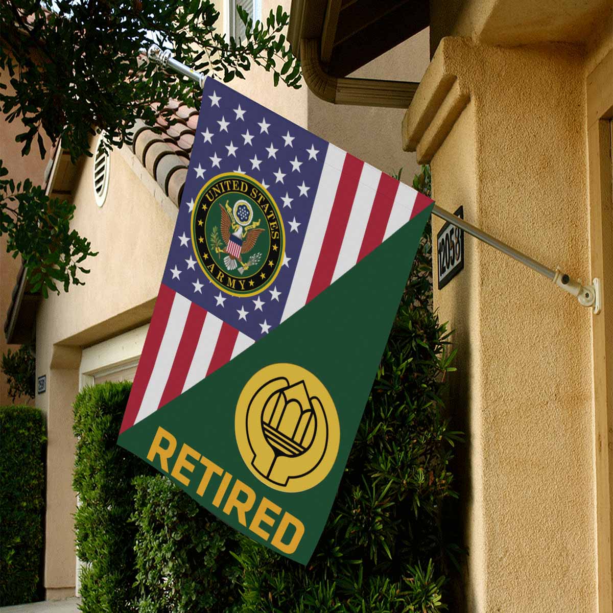 US Army Chaplain Assistant Retired House Flag 28 Inch x 40 Inch Twin-Side Printing-HouseFlag-Army-Branch-Veterans Nation