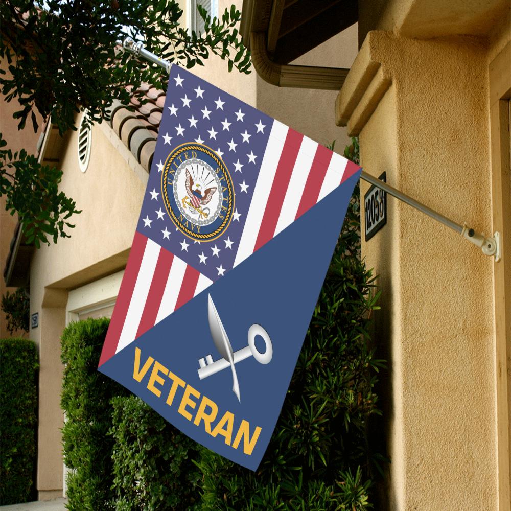 US Navy Ship's Serviceman Navy SH Veteran House Flag 28 inches x 40 inches Twin-Side Printing-HouseFlag-Navy-Rate-Veterans Nation