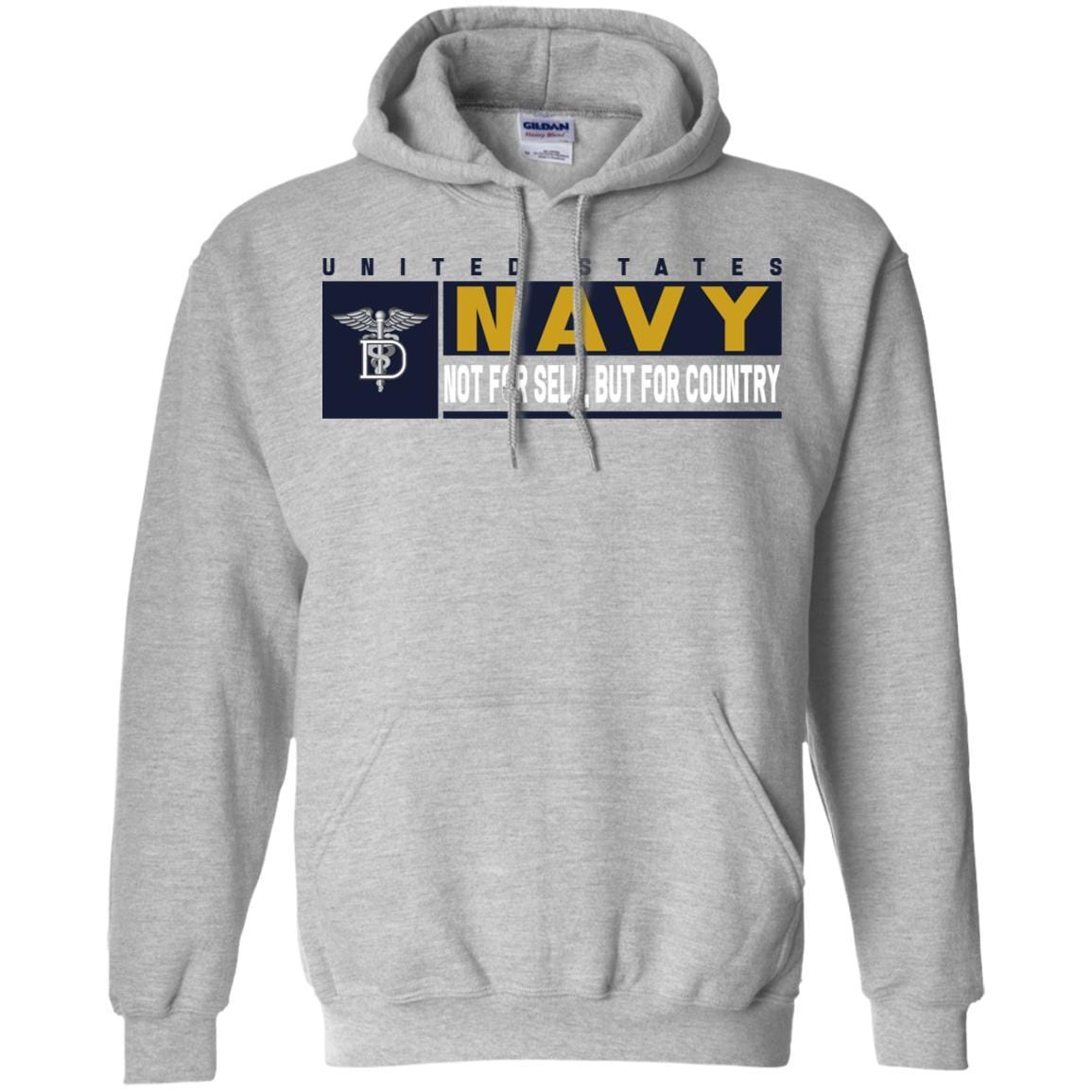 Navy Dental Technician Navy DT- Not for self Long Sleeve - Pullover Hoodie-TShirt-Navy-Veterans Nation