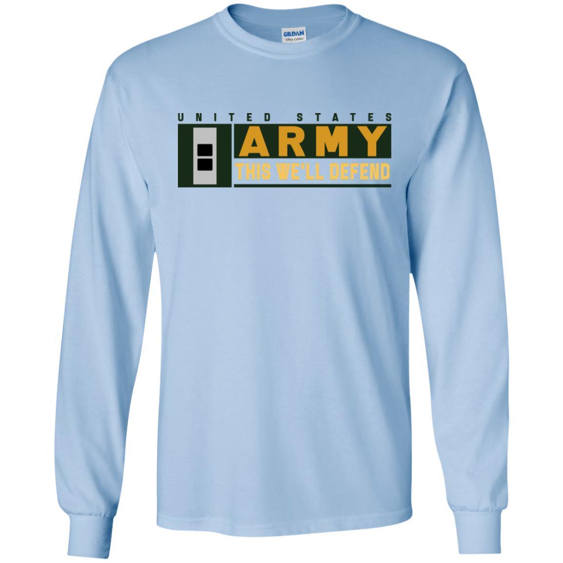 US Army W-2 This We Will Defend T-Shirt On Front For Men-TShirt-Army-Veterans Nation