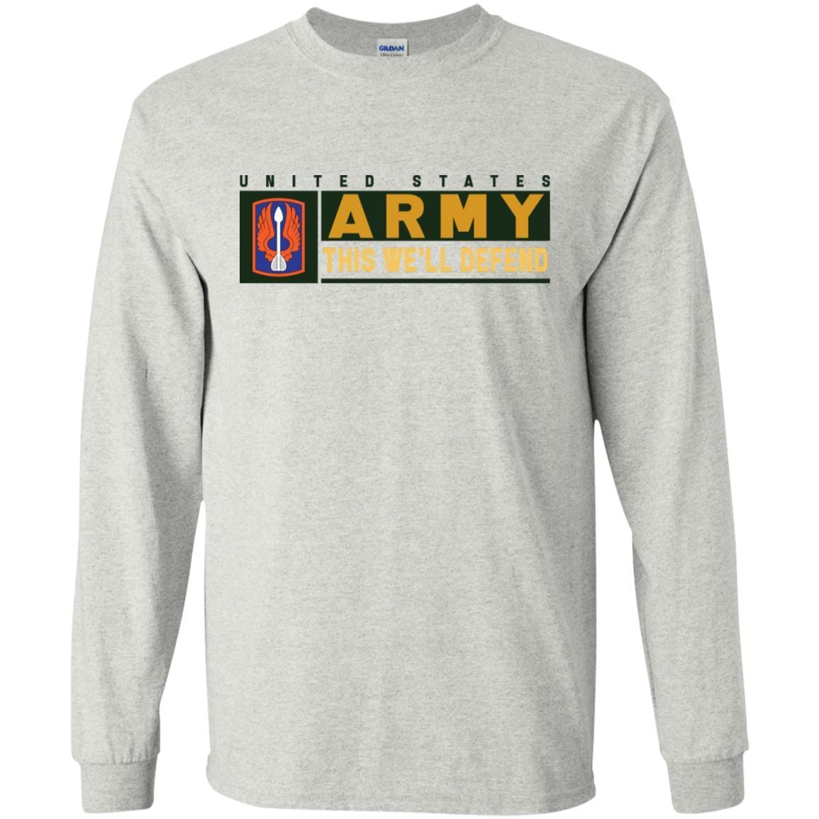 US Army 18TH AVIATION BRIGADE- This We'll Defend T-Shirt On Front For Men-TShirt-Army-Veterans Nation