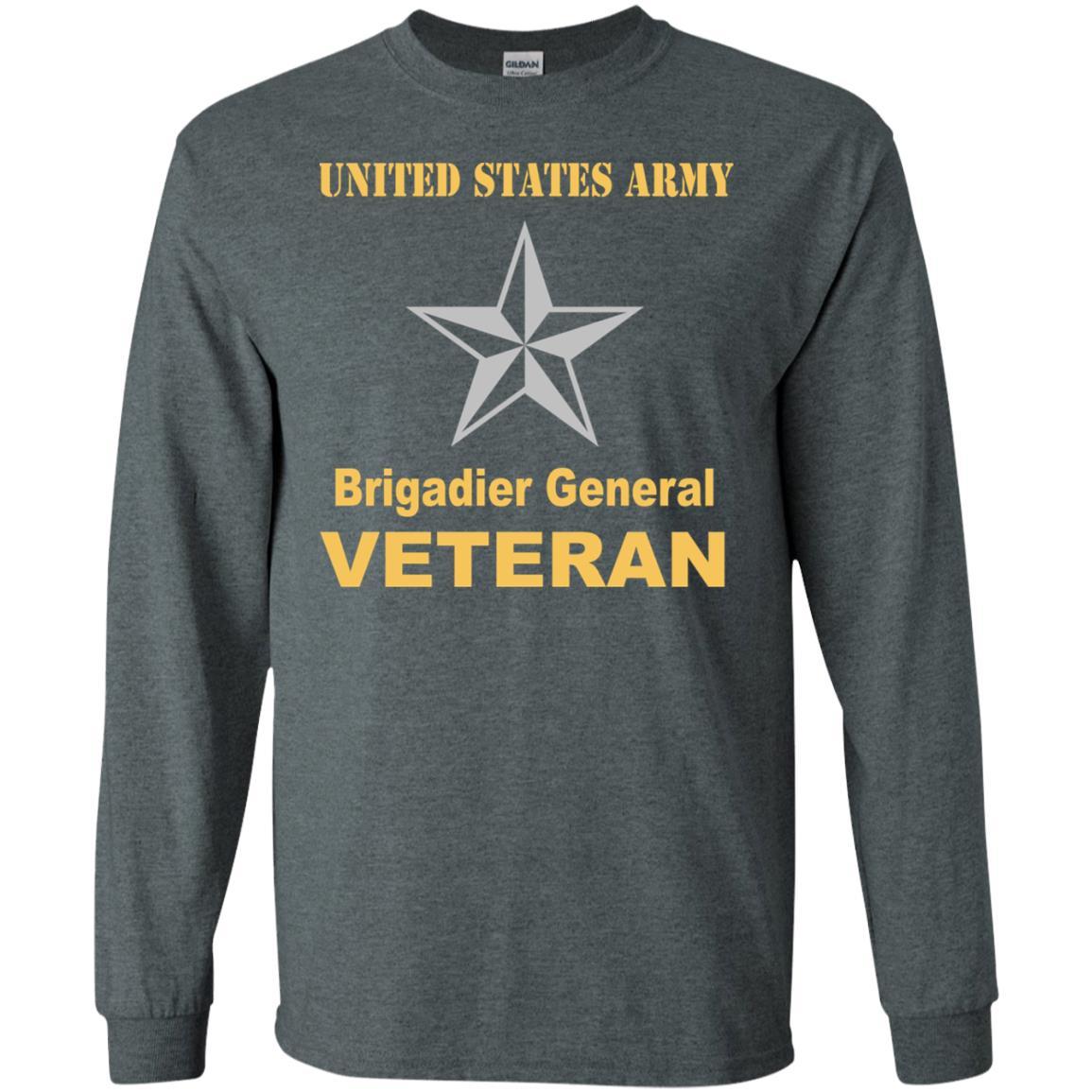 US Army O-7 Brigadier General O7 BG General Officer Veteran Men T Shirt On Front-TShirt-Army-Veterans Nation