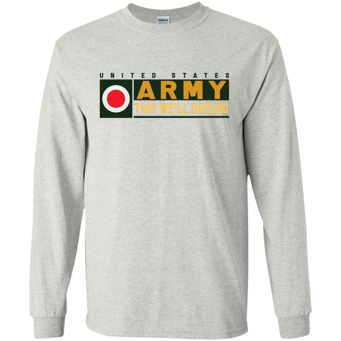 US Army 37TH INFANTRY BRIGADE COMBAT TEAM- This We'll Defend T-Shirt On Front For Men-TShirt-Army-Veterans Nation
